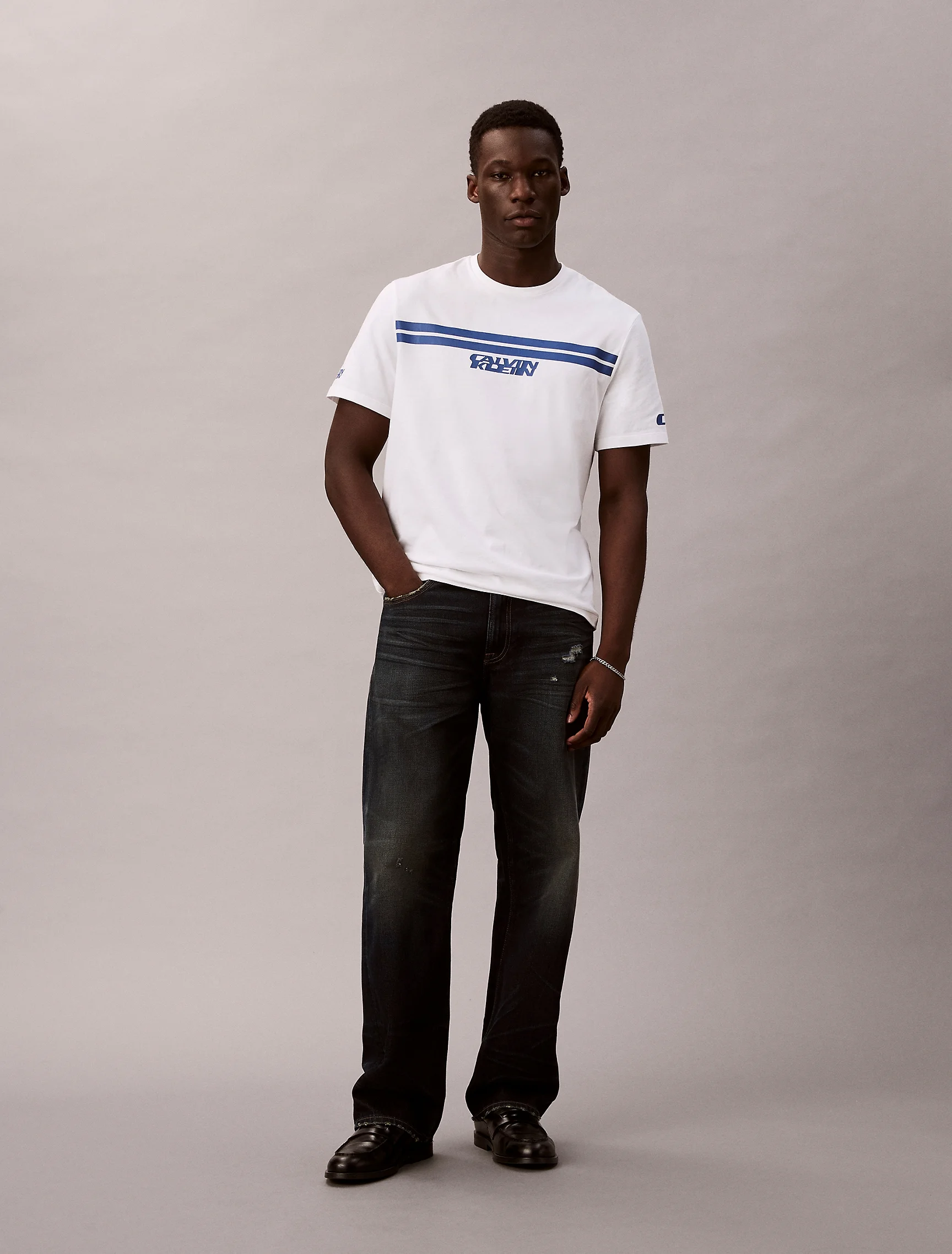CK JEANS Áo Thun Nam Classic Fit