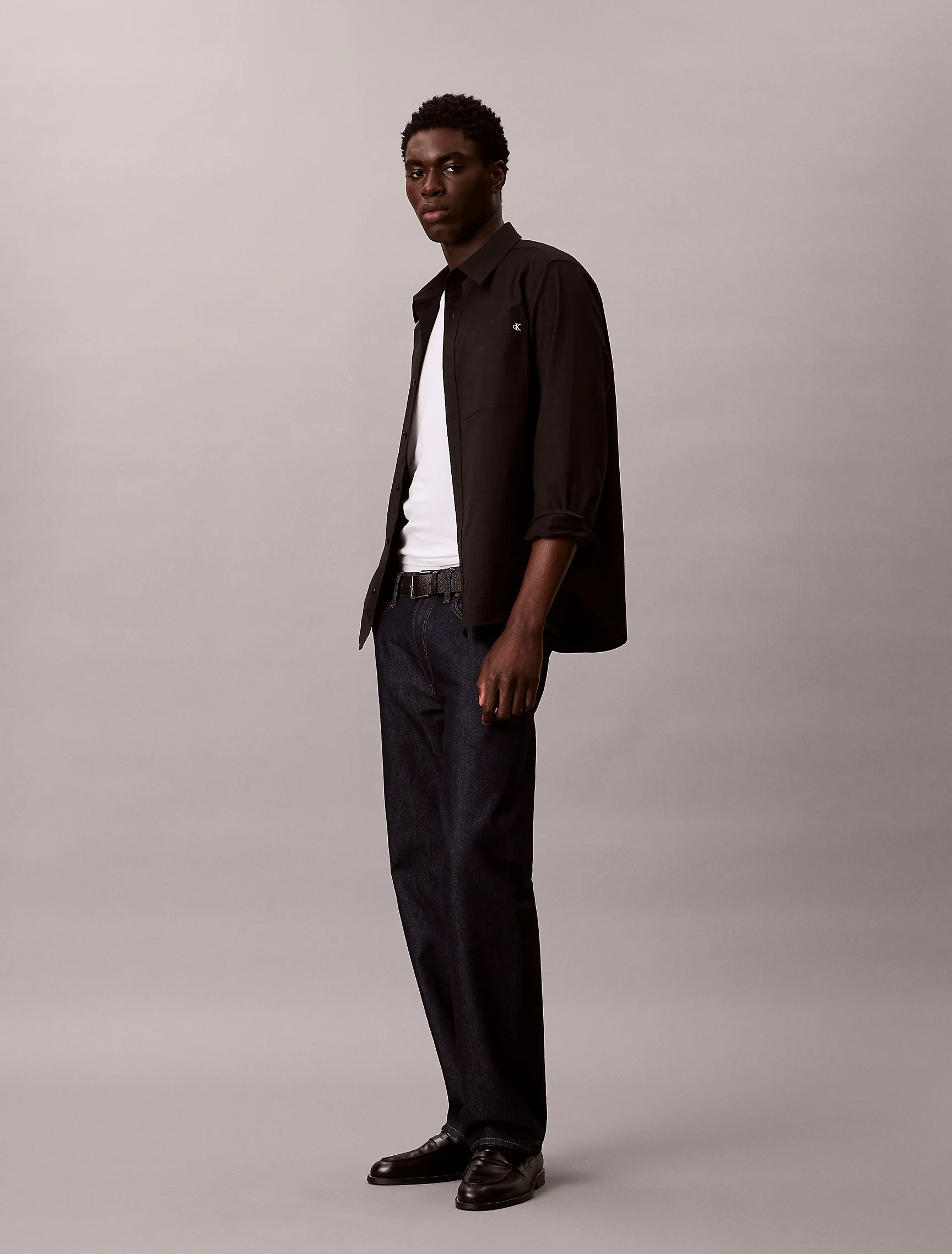 CK JEANS Áo Sơ Mi Nam Oxford Cotton Shirt