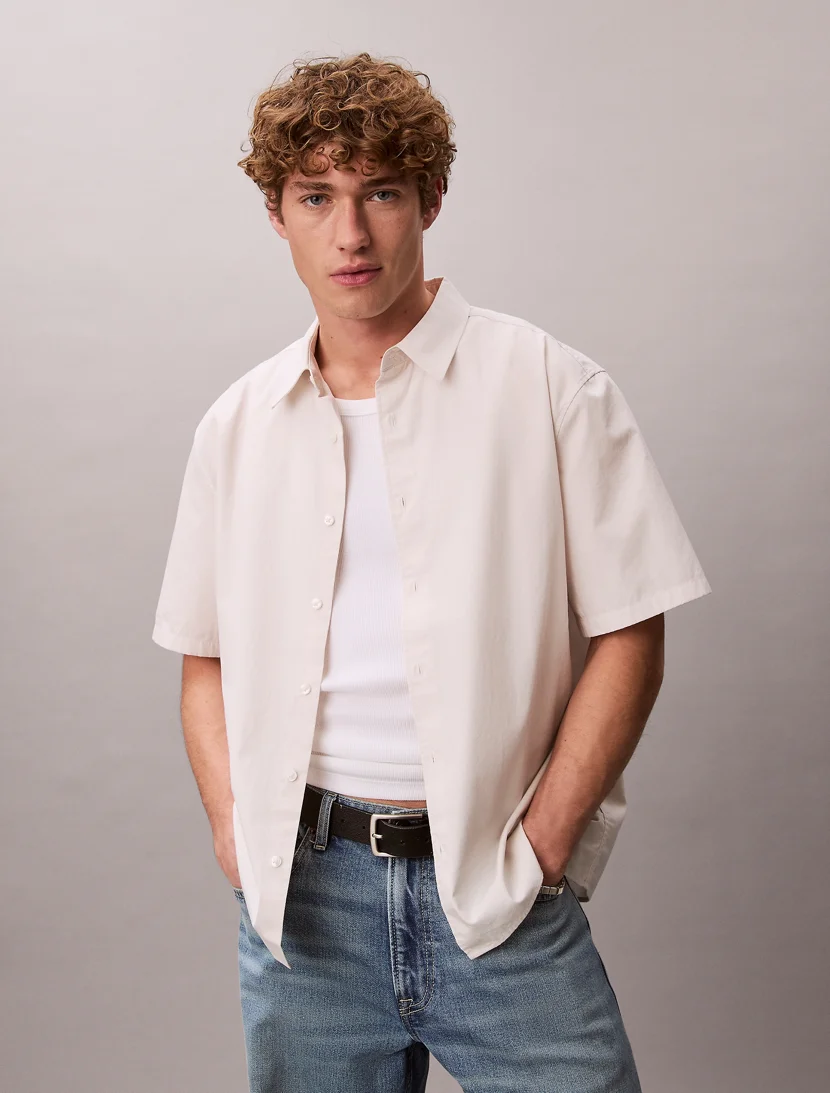 CK JEANS Áo Sơ Mi Nam Relaxed Fit