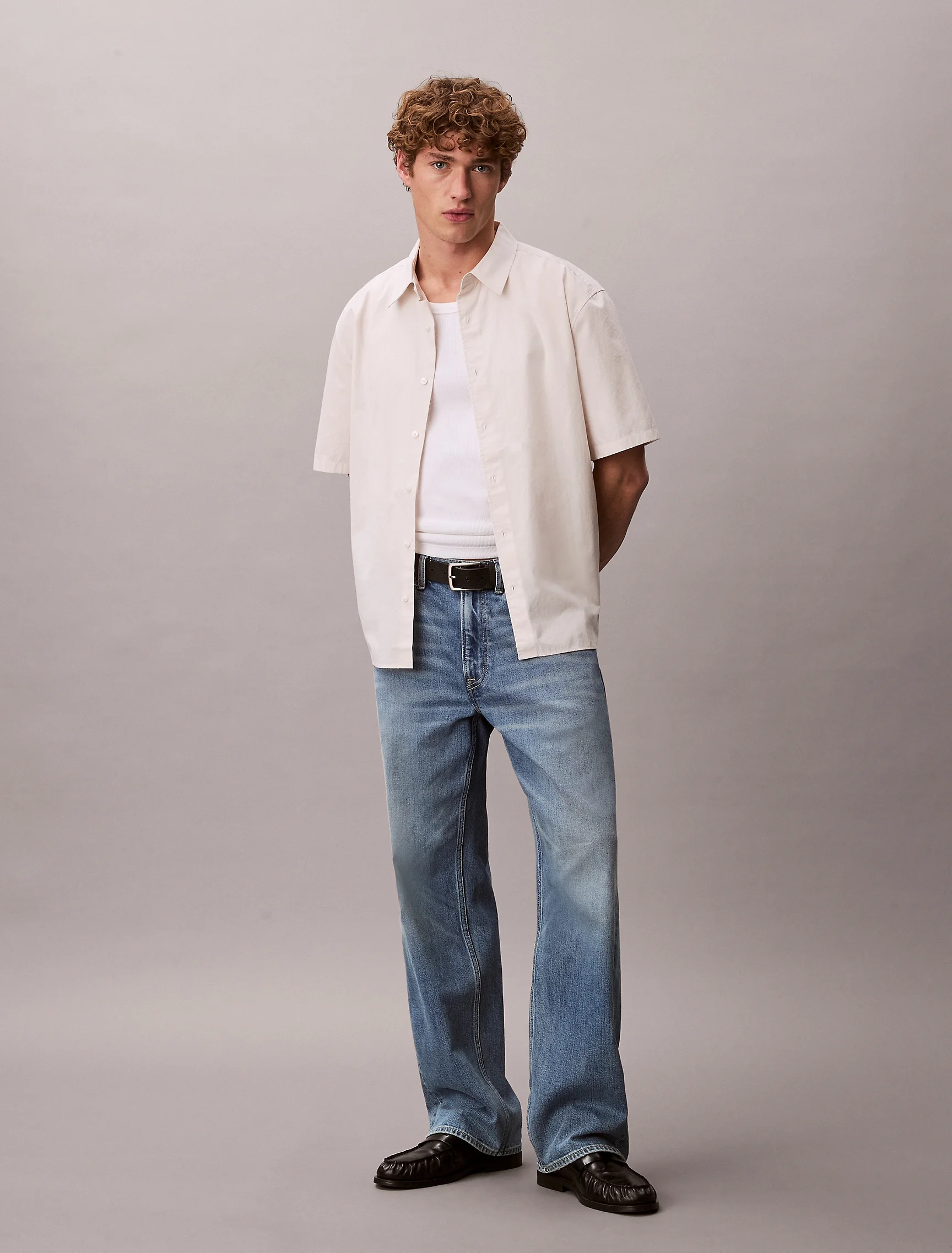 CK JEANS Áo Sơ Mi Nam Relaxed Fit