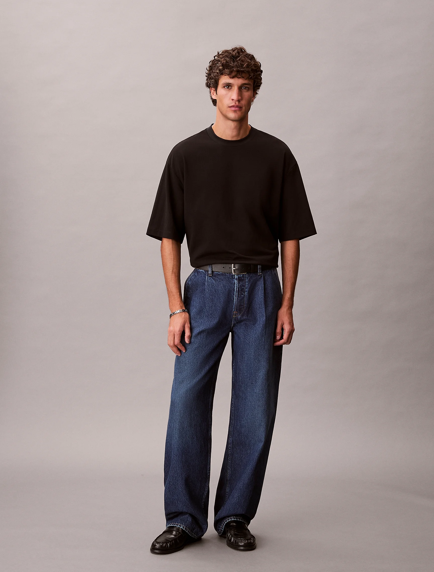 CK JEANS Áo Thun Nam SS Rlxd Cooling Pique Embossed