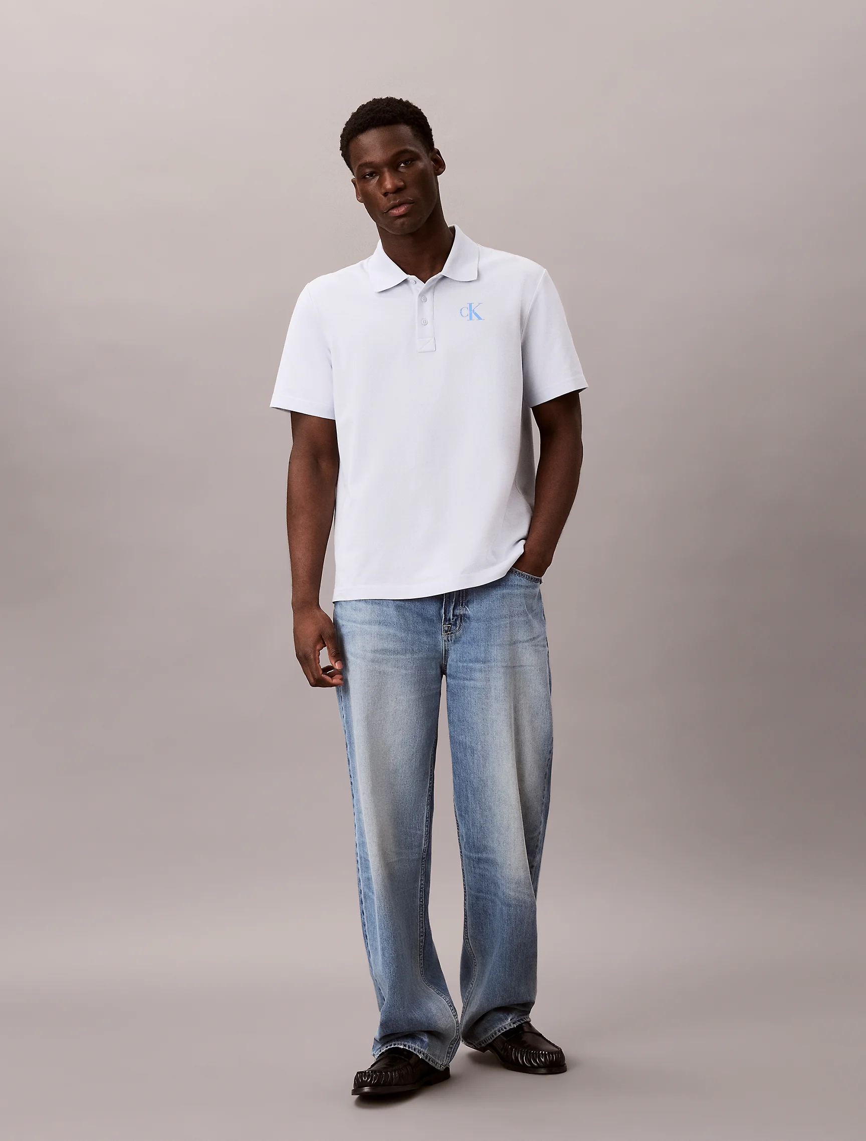 CK JEANS Áo Polo Nam Easy Fit
