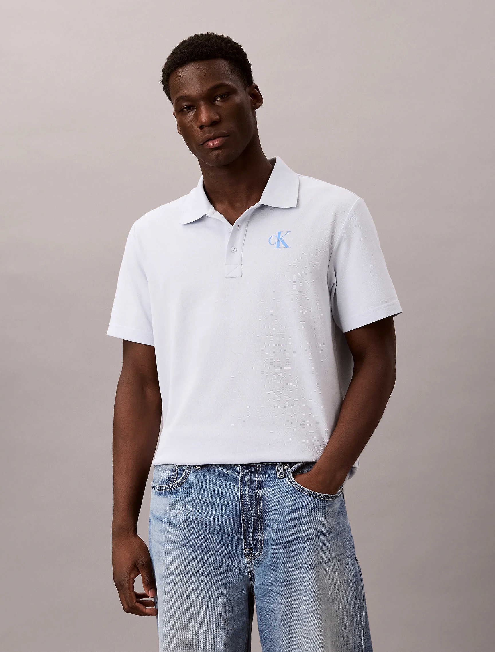 CK JEANS Áo Polo Nam Easy Fit
