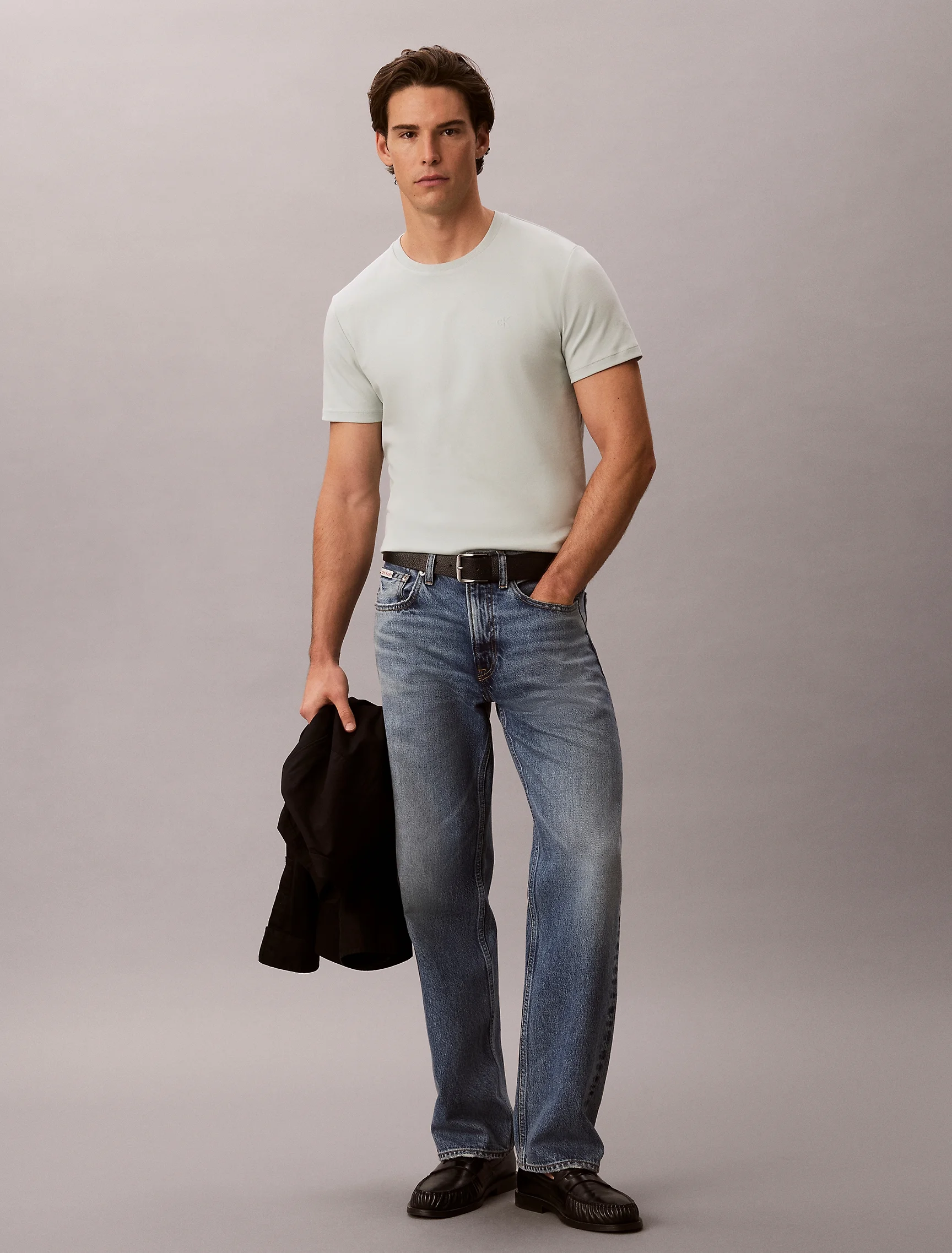 CK JEANS Áo Thun Nam Slim Fit