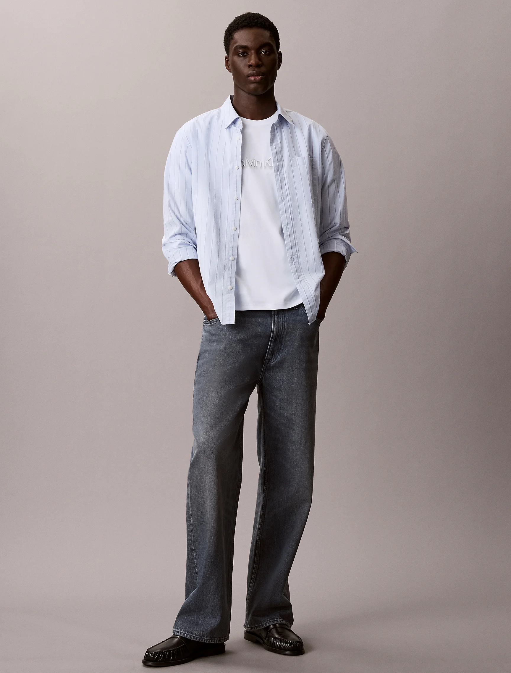 CK JEANS Áo Thun Nam Slim Fit