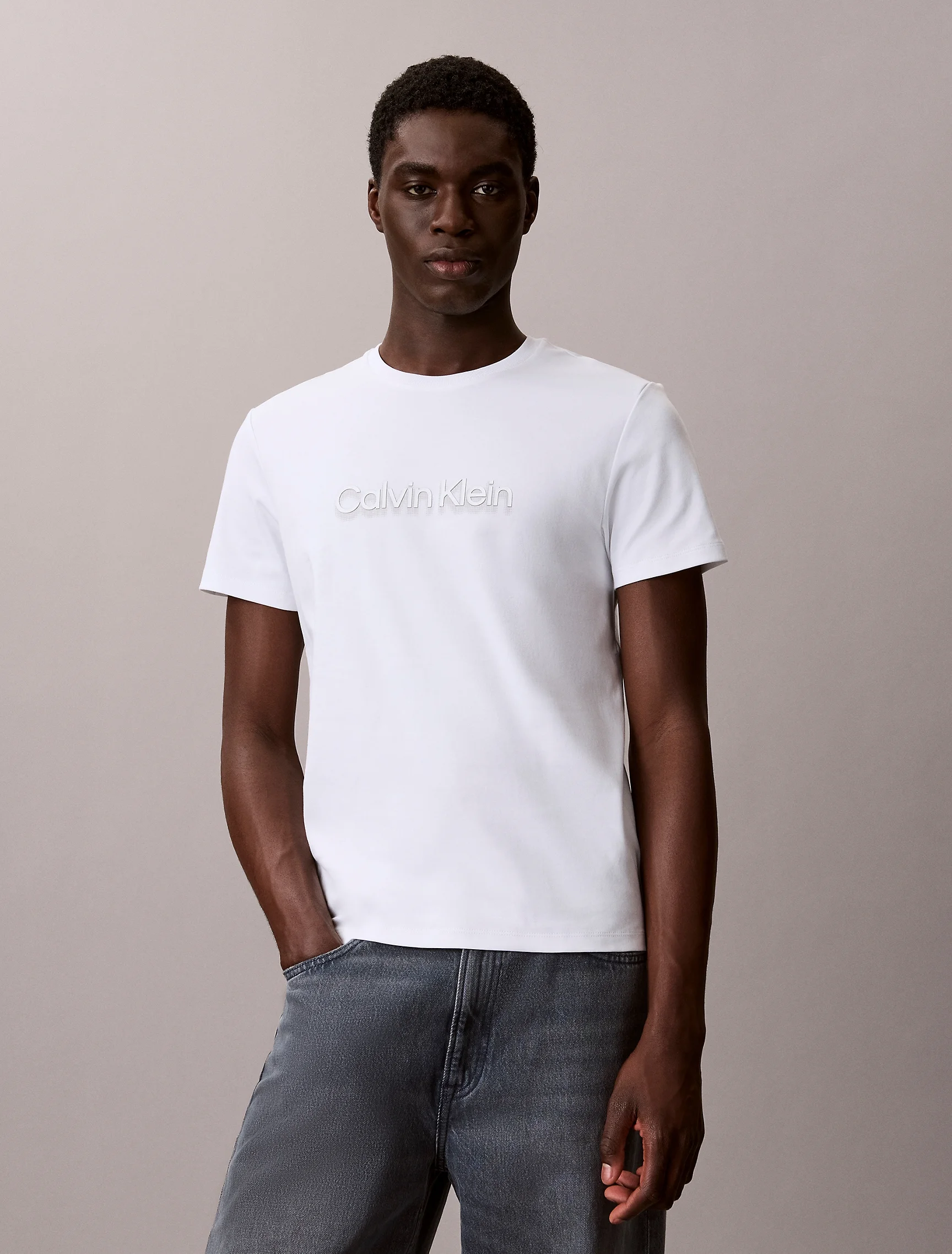 CK JEANS Áo Thun Nam Slim Fit