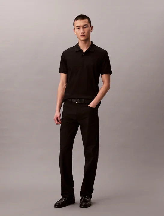CK JEANS Áo Polo Nam Mercerized Slim Polo