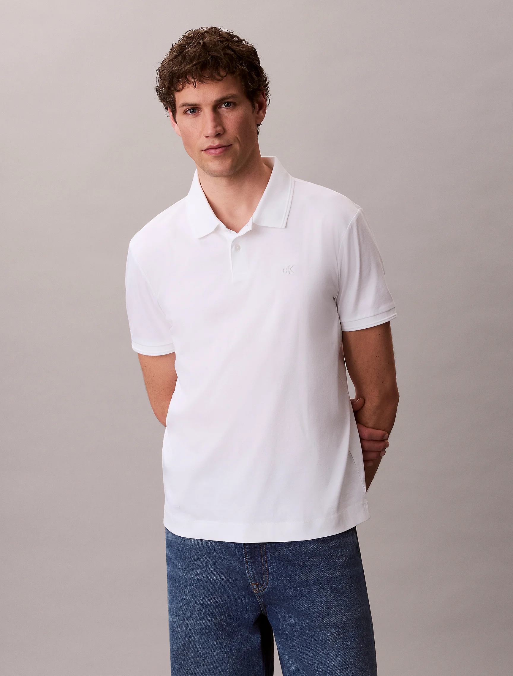 CK JEANS Áo Polo Nam Classic Fit