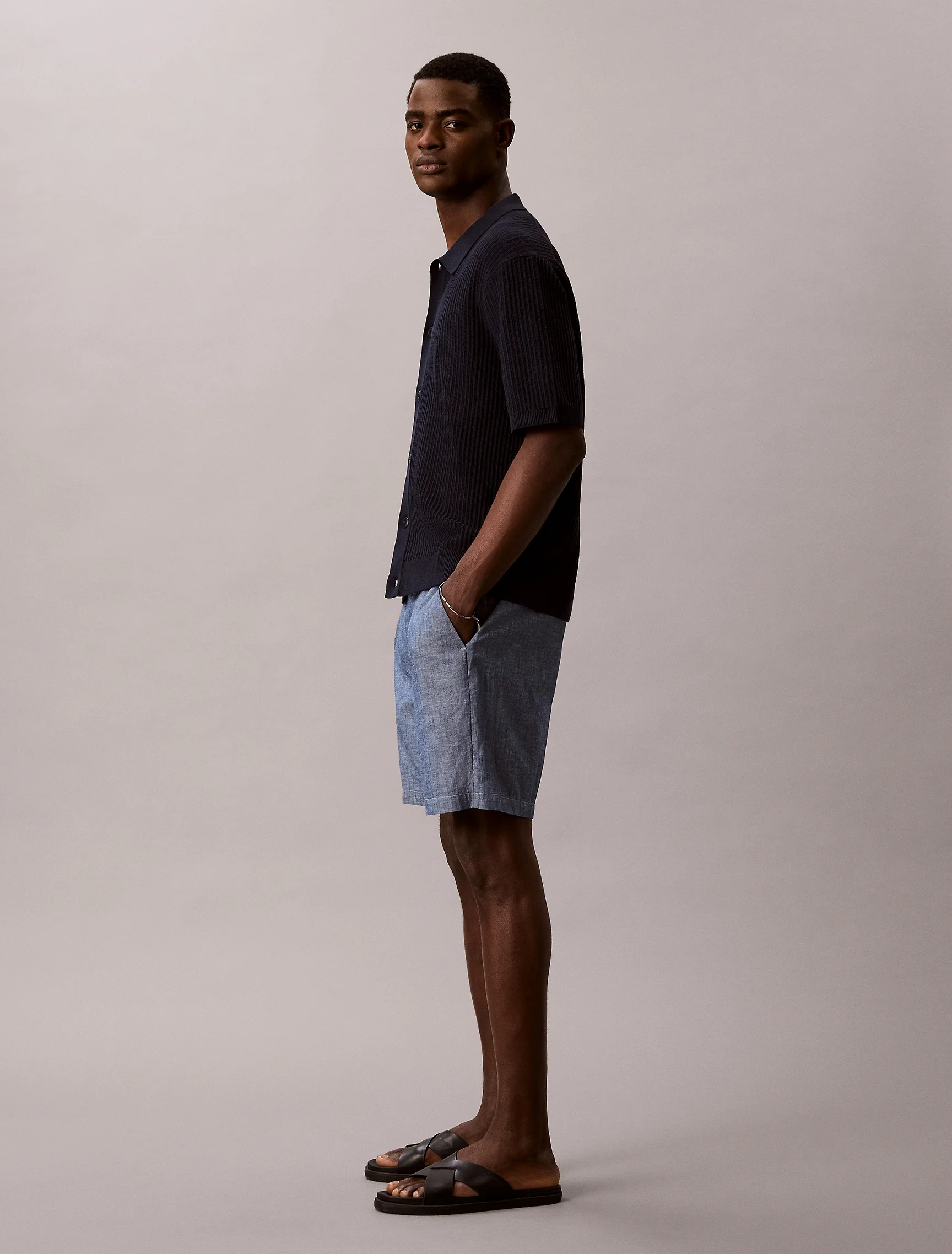 CK JEANS Quần Ngắn Nam Straight Fit