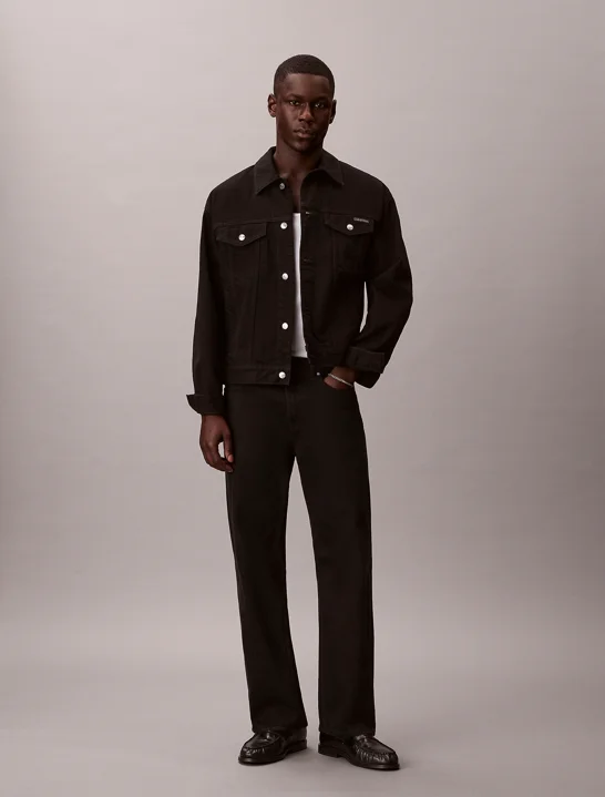 CK JEANS Áo Khoác Nam 90s Denim Trucker Jacket