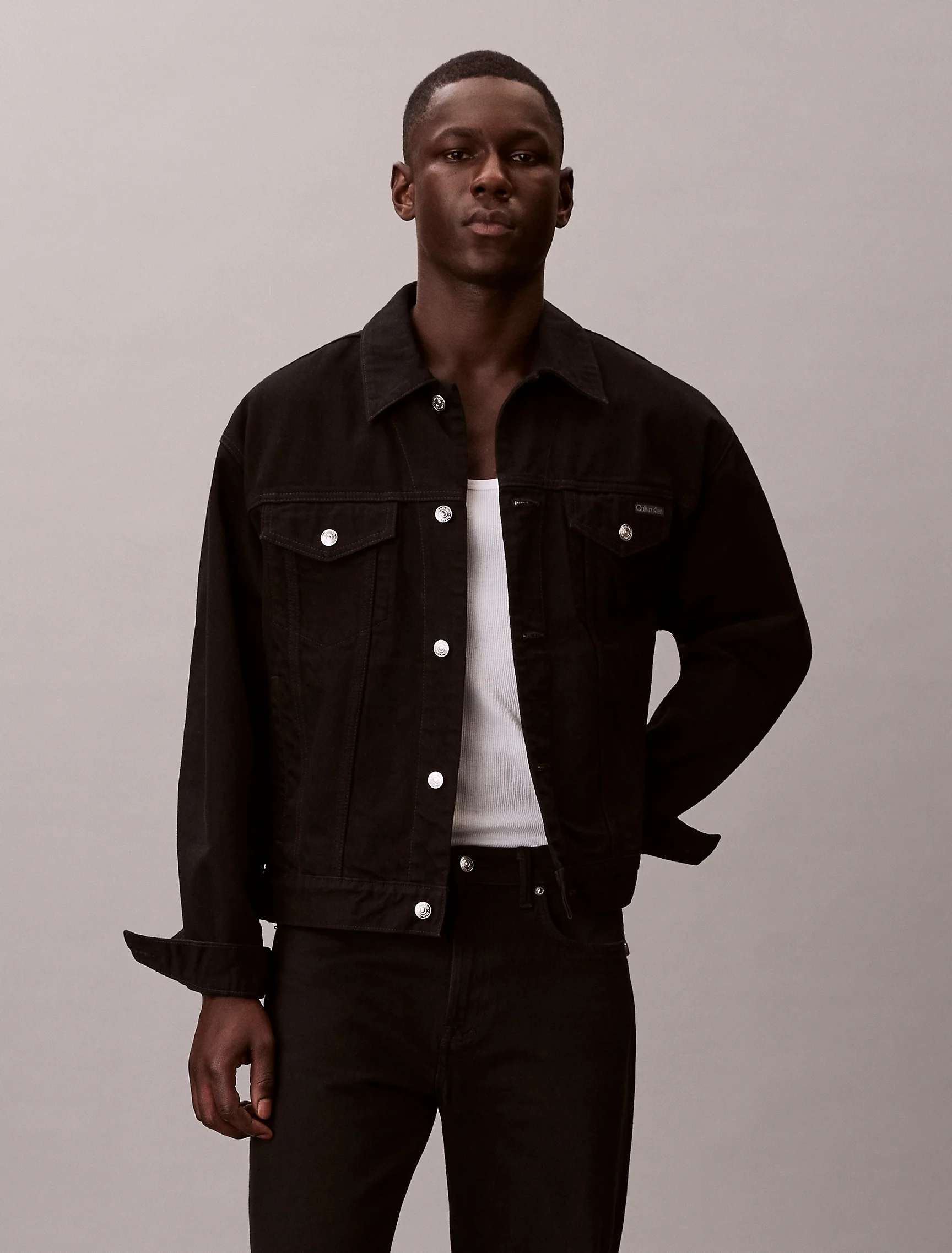 CK JEANS Áo Khoác Nam 90s Denim Trucker Jacket