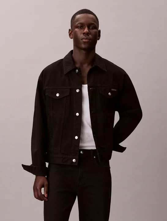 CK JEANS Áo Khoác Nam 90s Denim Trucker Jacket