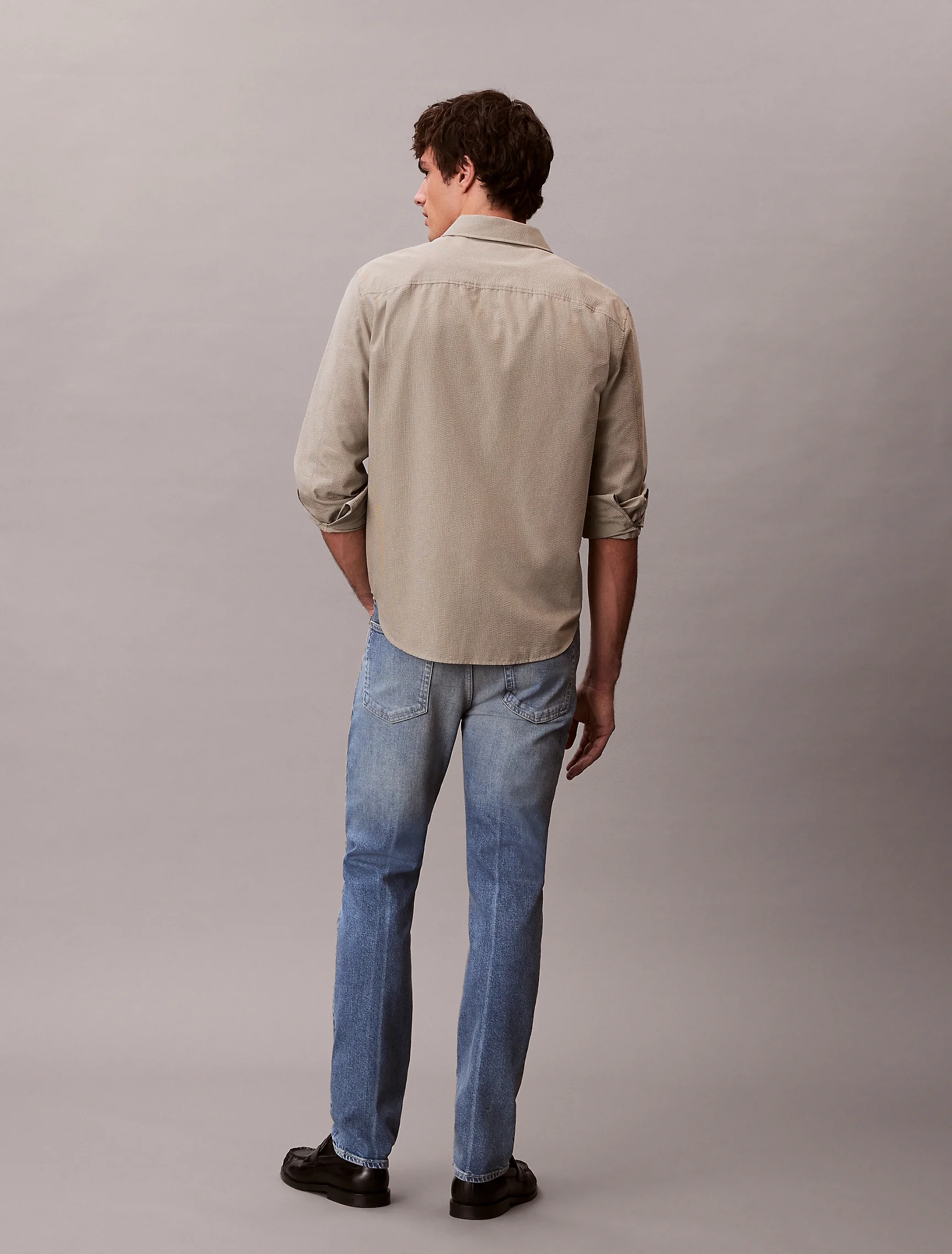 CK JEANS Quần Jeans Nam Slim Monte Indigo Italian Jean