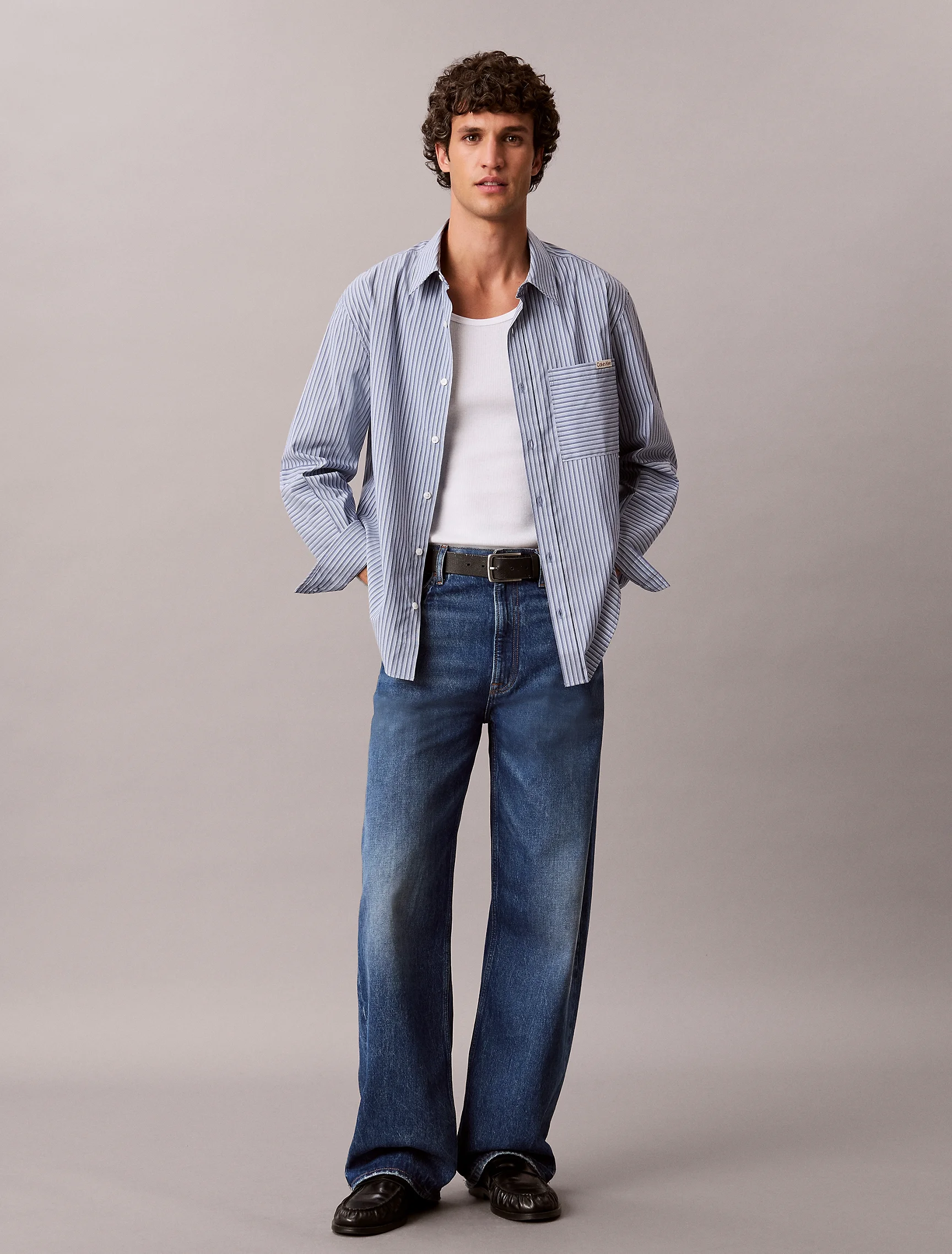 CK JEANS Quần Jeans Nam Baggy Jeans