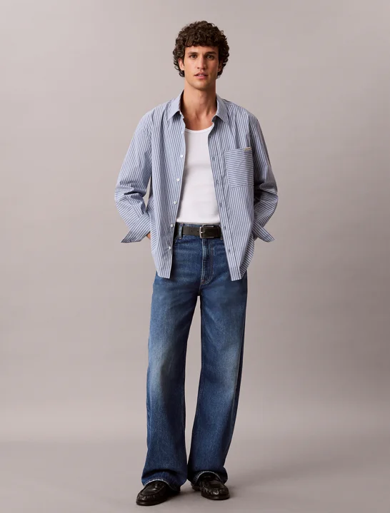 CK JEANS Quần Jeans Nam Baggy Jeans
