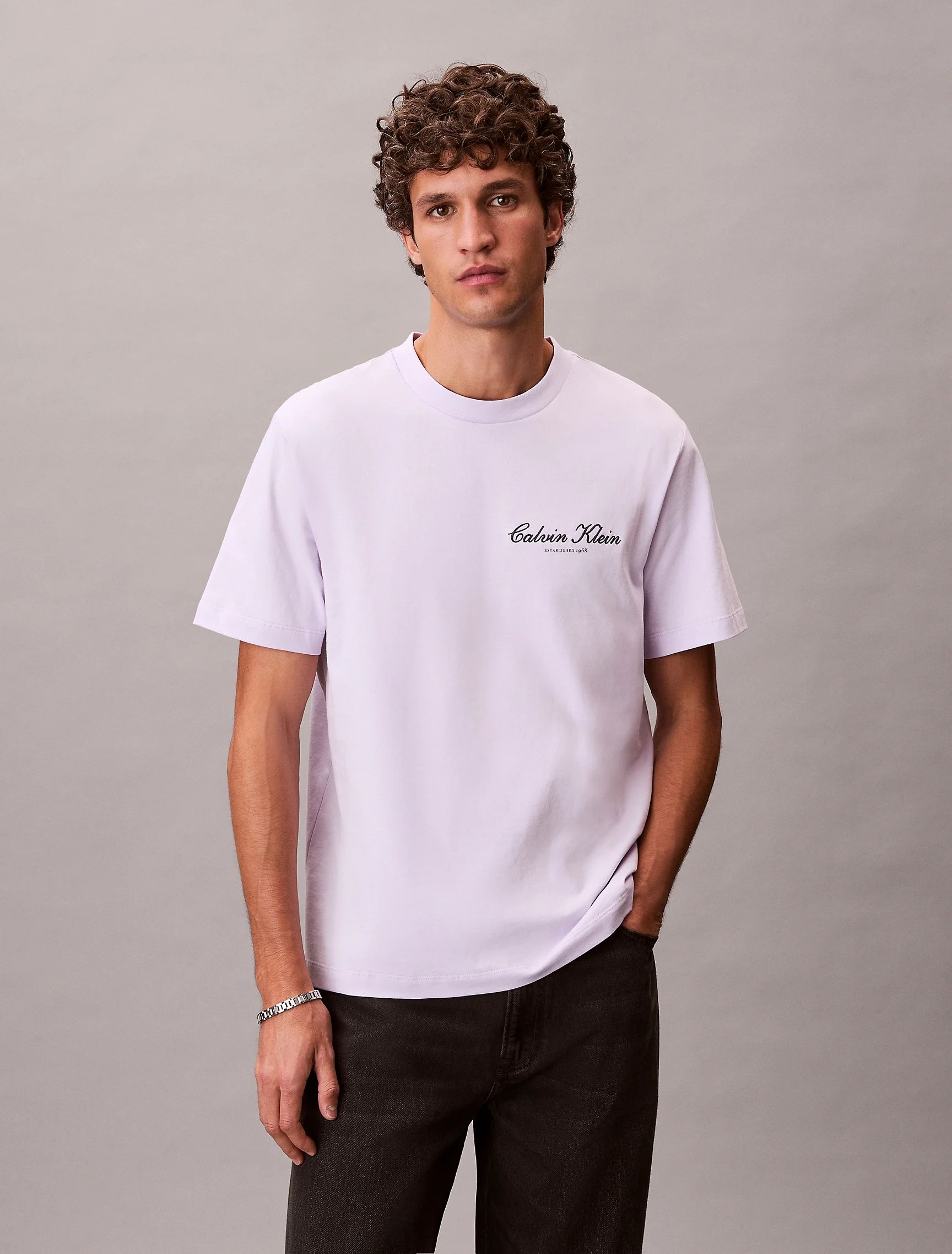 CK JEANS Áo Thun Nam Logo Graphic Classic T-Shirt