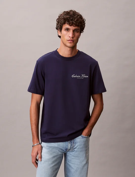 CK JEANS Áo Thun Nam Logo Graphic Classic T-Shirt