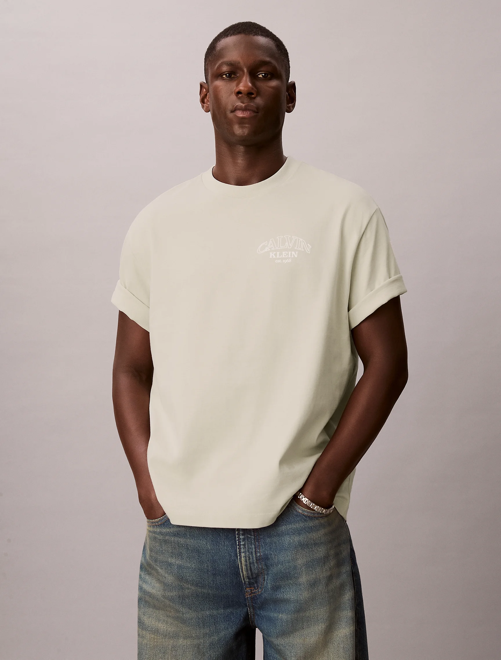 CK JEANS Áo Thun Nam Relaxed Fit