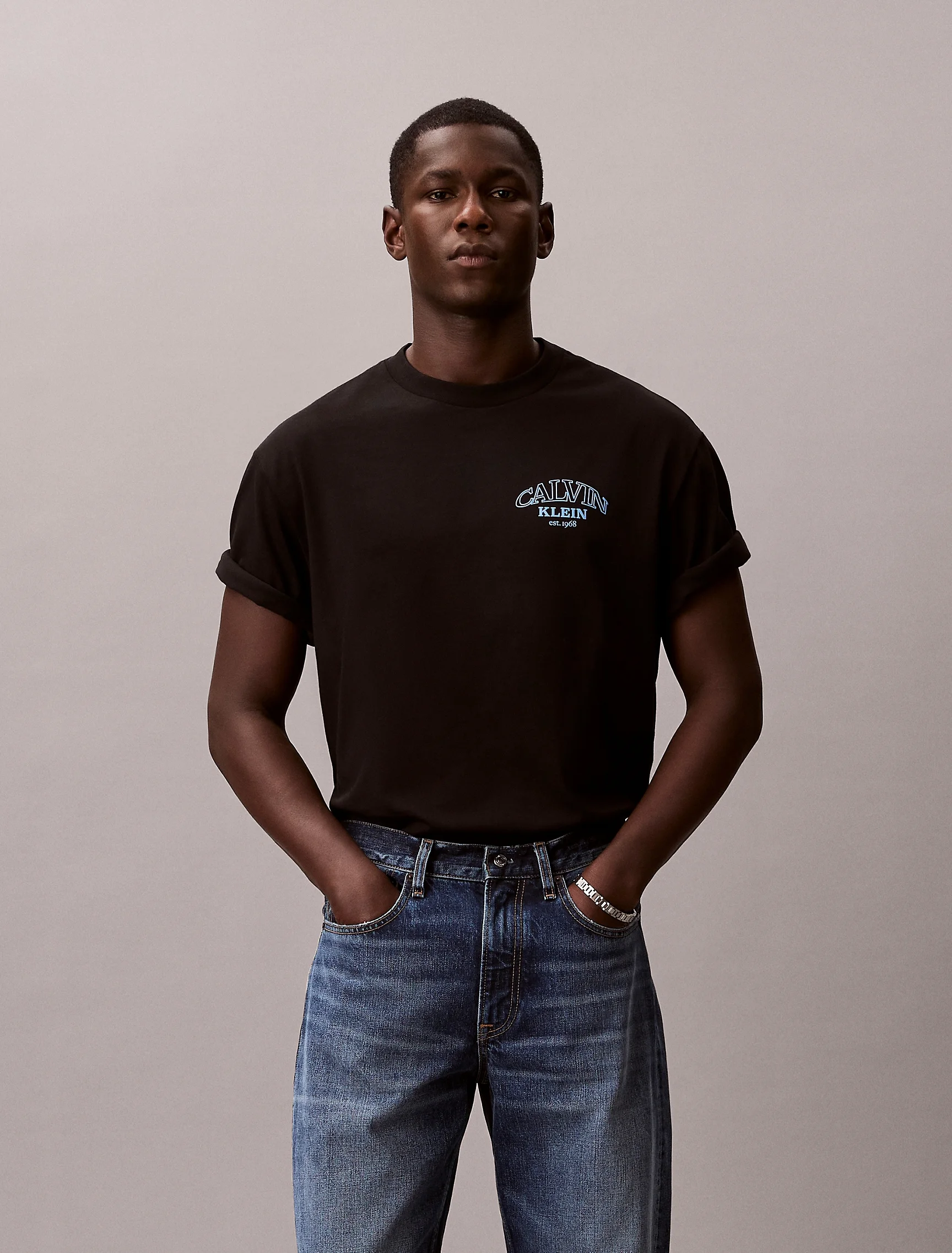CK JEANS Áo Thun Nam Relaxed Fit