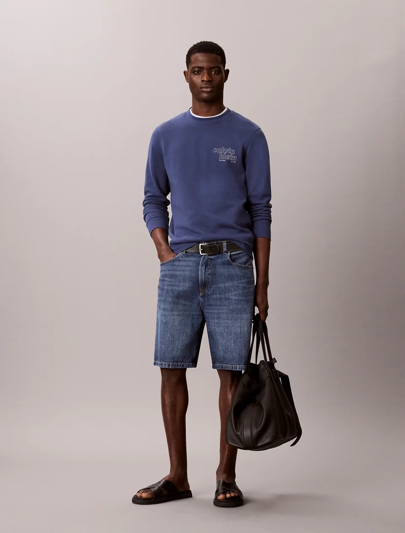 CK JEANS Quần Ngắn Nam 90s Denim Shorts