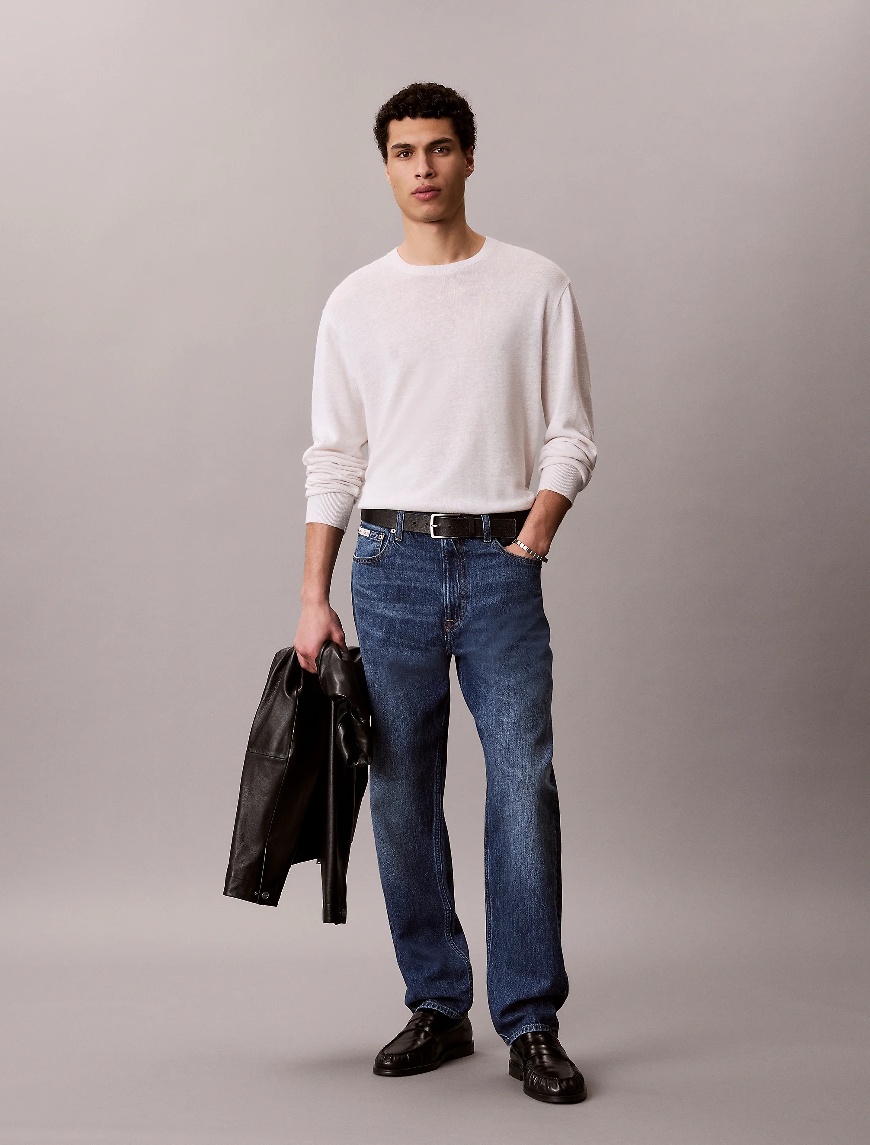 CK JEANS Quần Jeans Nam 90S Taper Fit