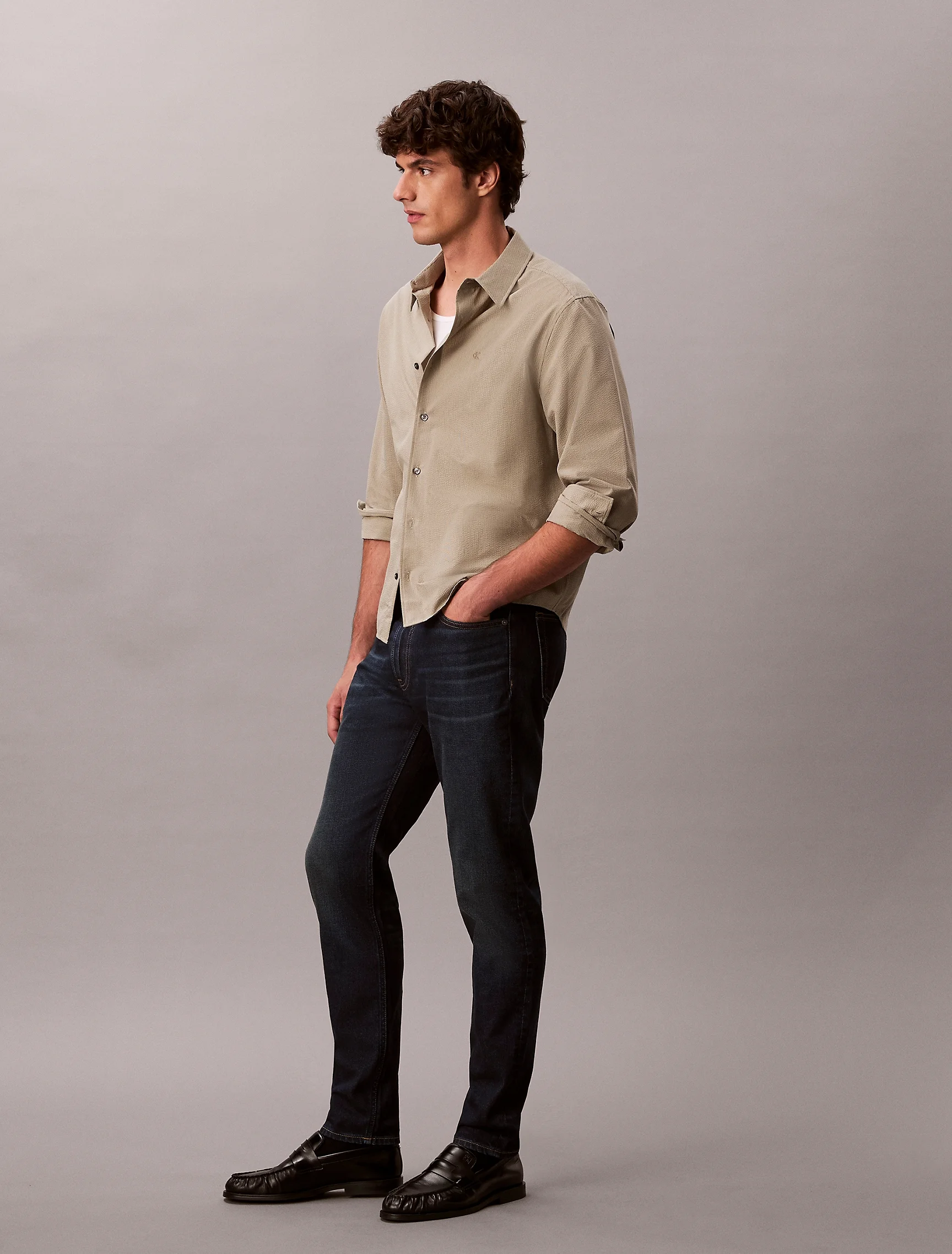 CK JEANS Quần Jeans Nam Slim Taper