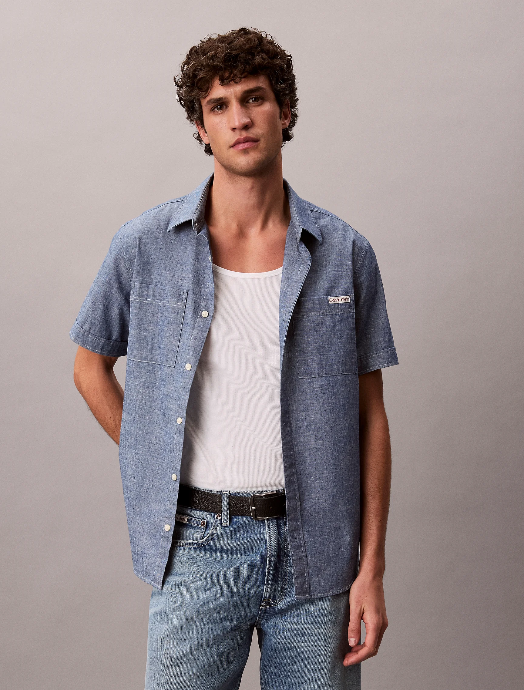 CK JEANS Áo Sơ Mi Nam Classic Fit