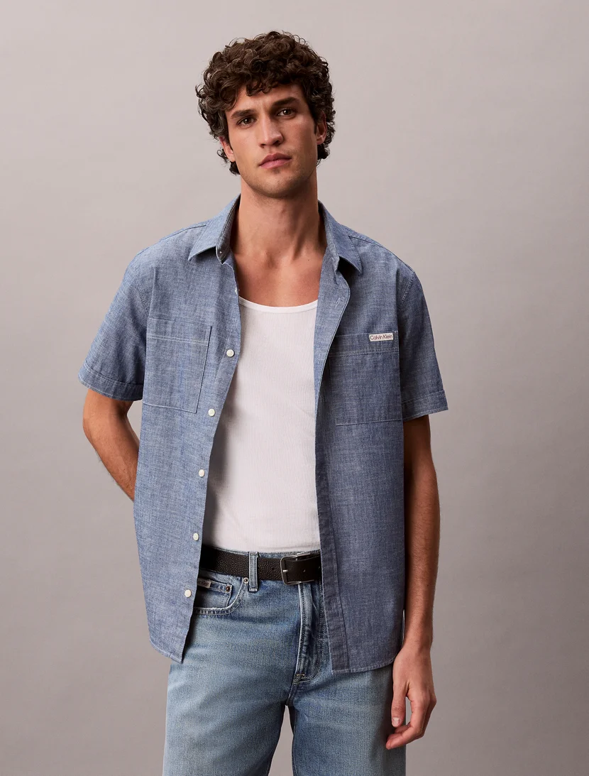 CK JEANS Áo Sơ Mi Nam Classic Fit