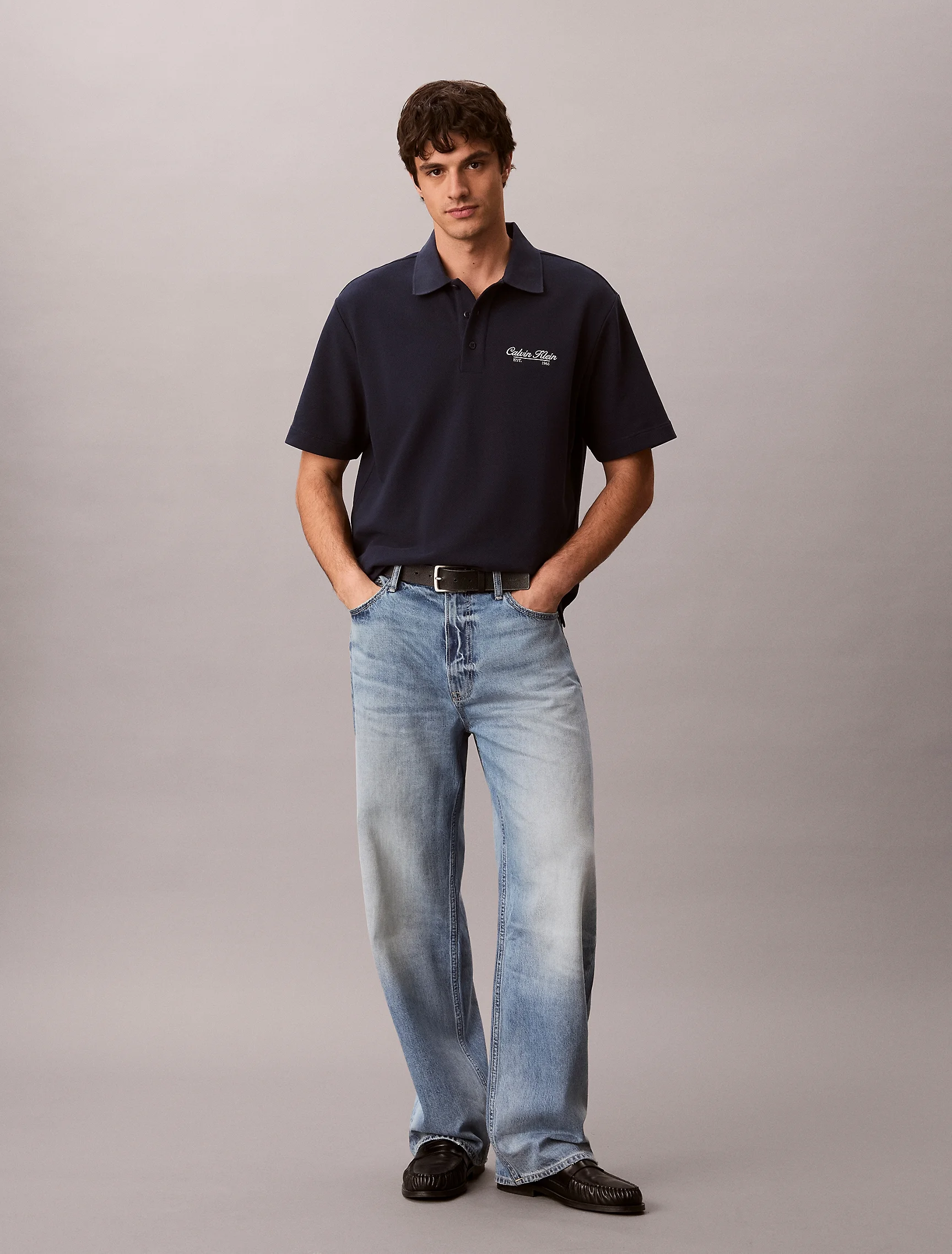 CK JEANS Áo Polo Nam Easy Fit