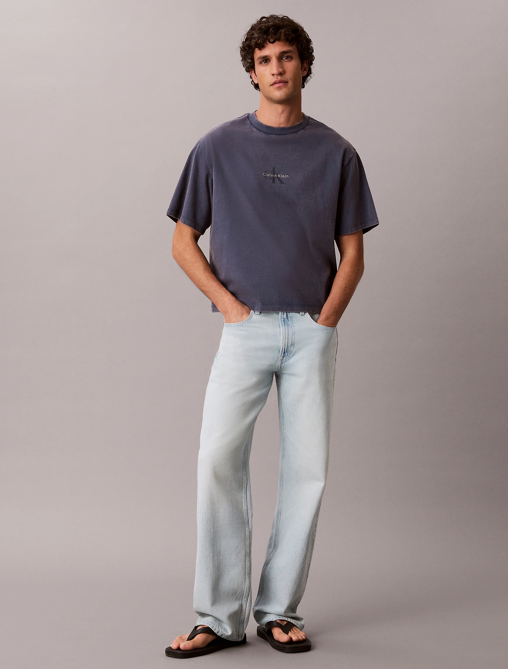 CK JEANS Quần Jeans Nam 90S Straight Fit
