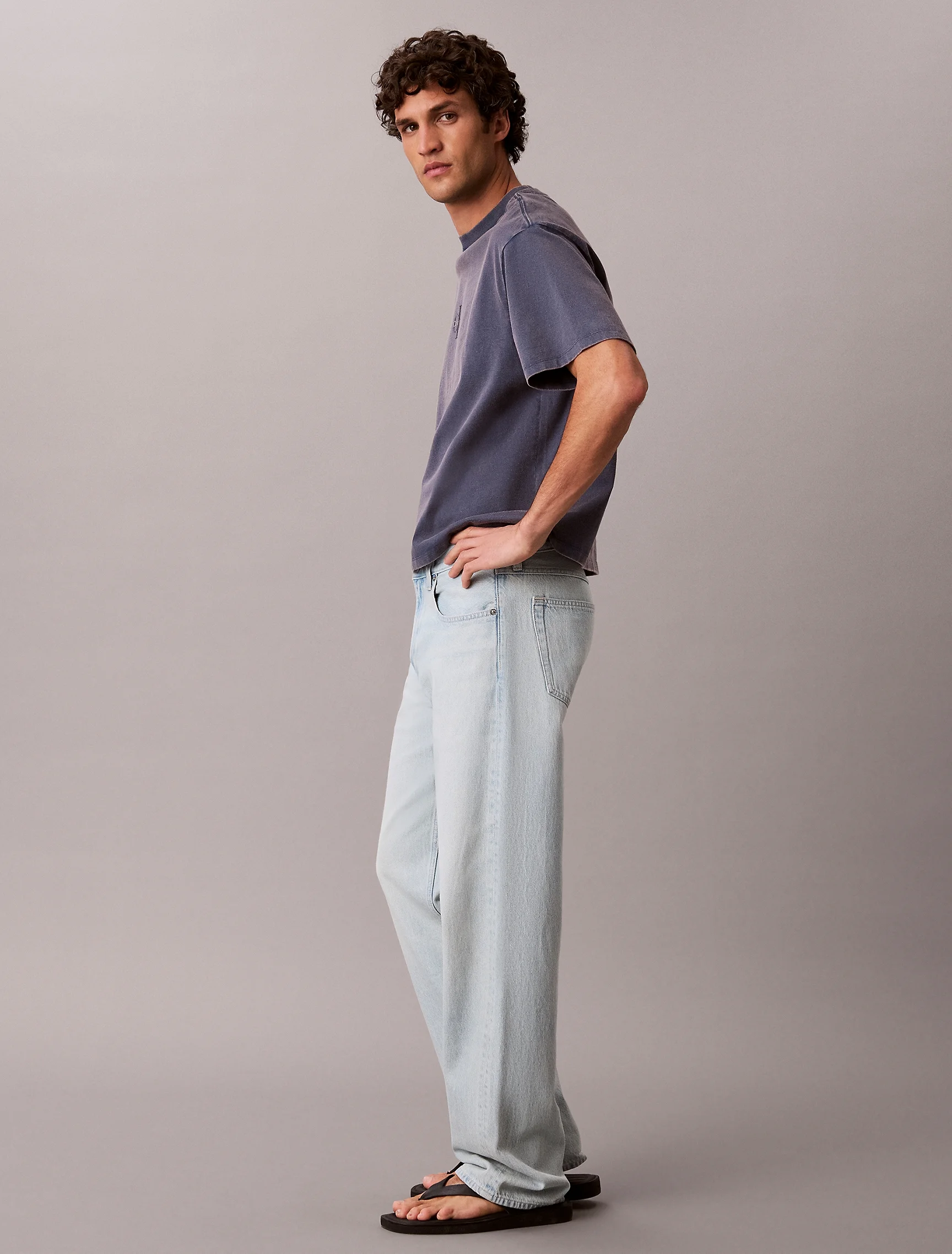 CK JEANS Quần Jeans Nam 90S Straight Fit