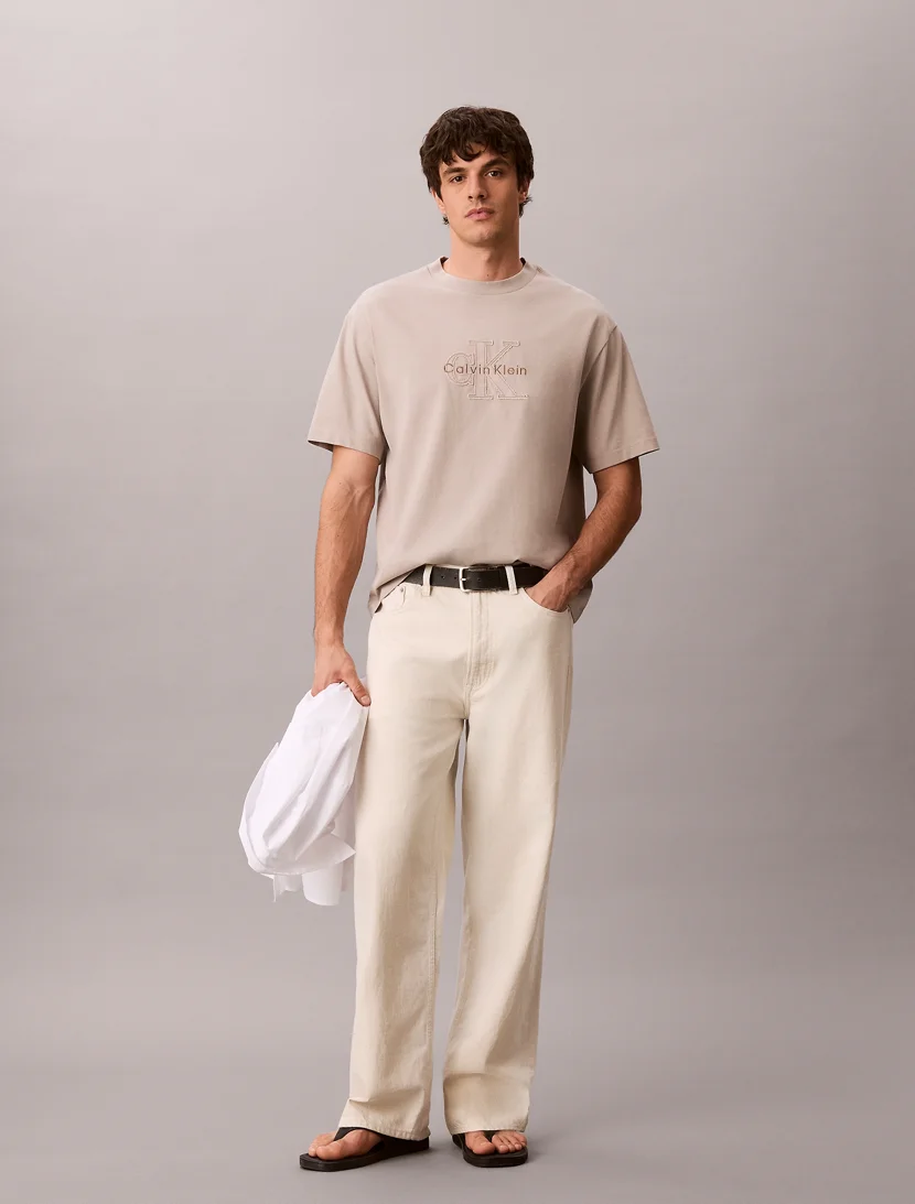 CK JEANS Áo Thun Nam Relaxed Fit