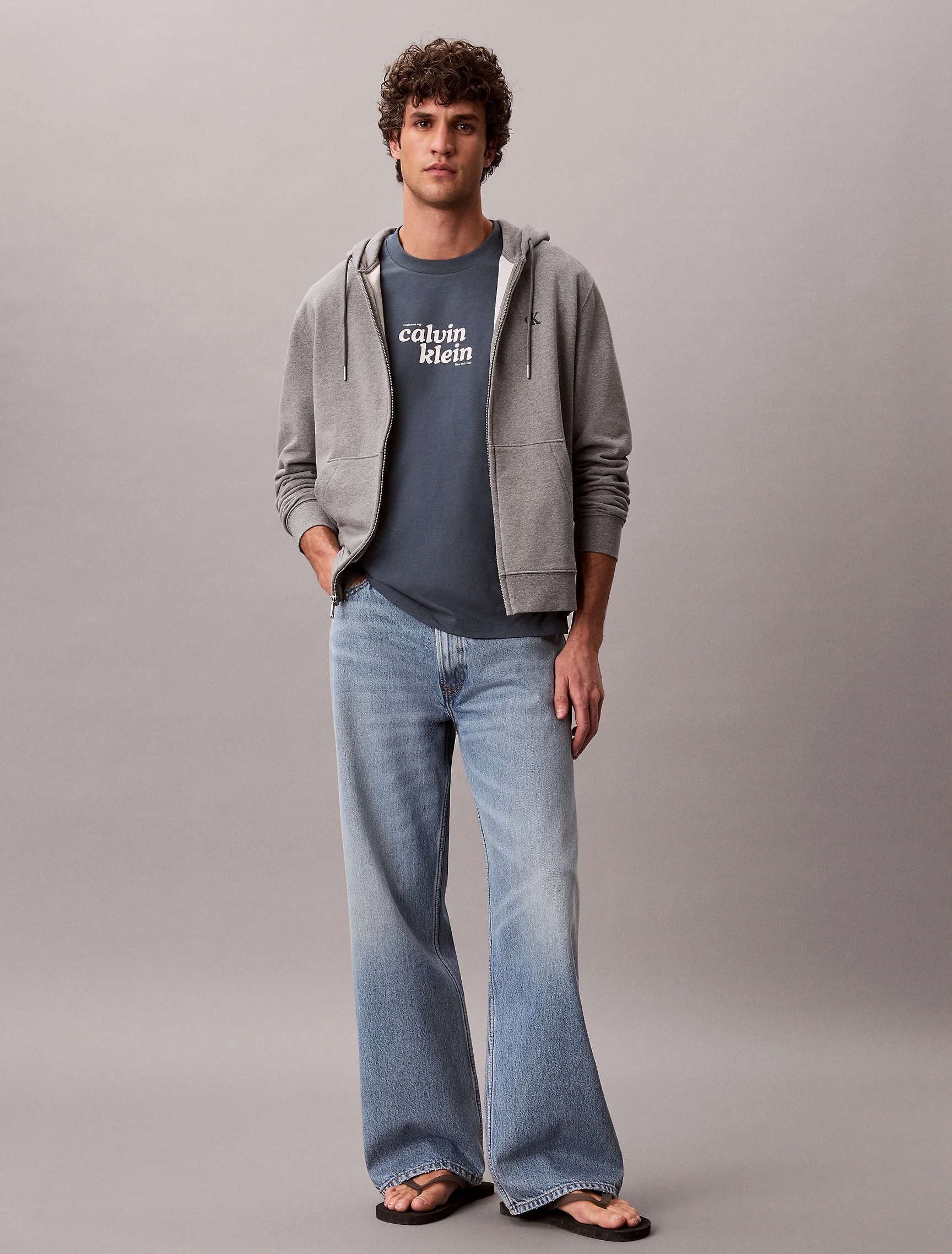 CK JEANS Áo Thun Nam Easy Fit