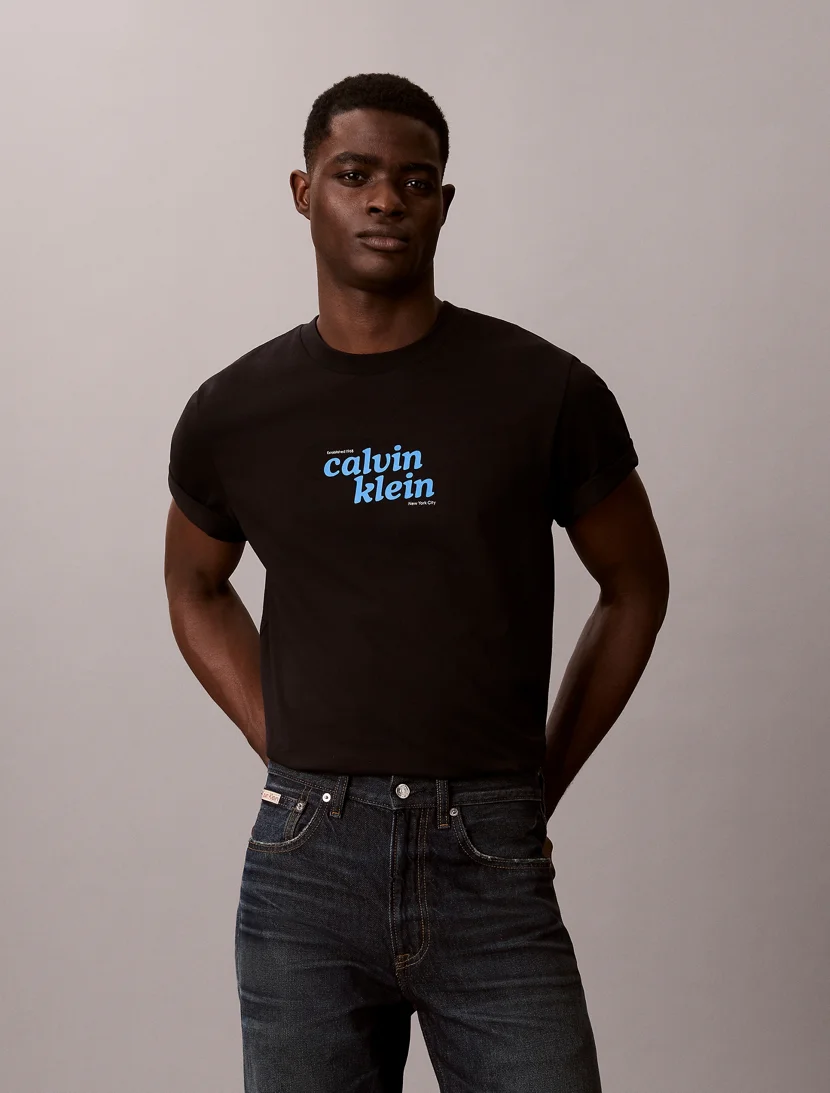 CK JEANS Áo Thun Nam Easy Fit