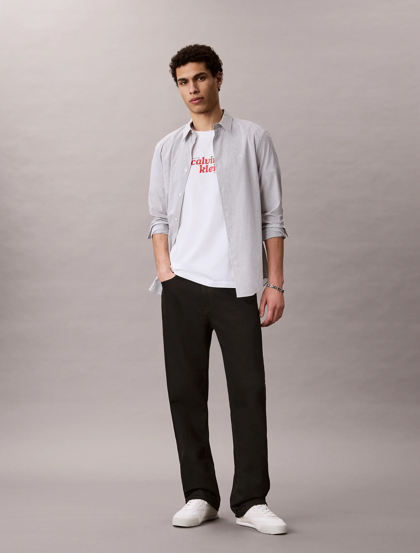 CK JEANS Áo Thun Nam Easy Fit