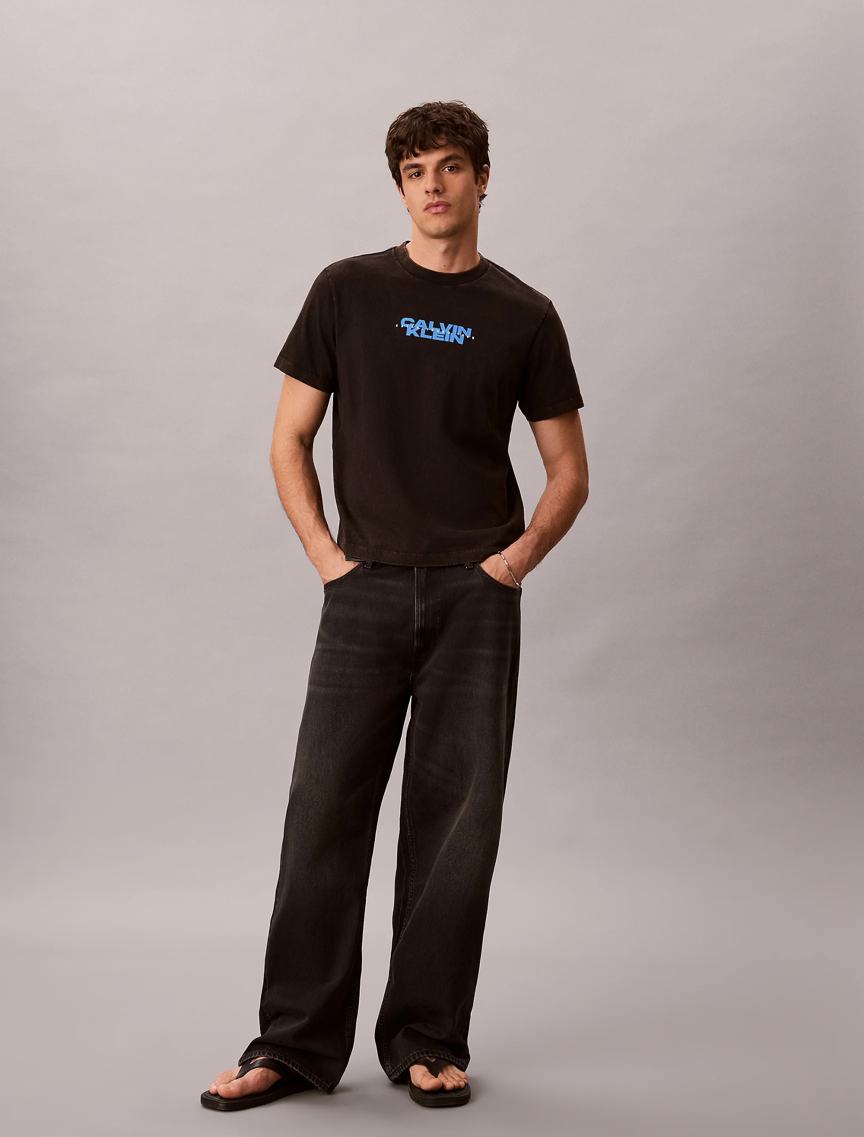 CK JEANS Áo Thun Nam Easy Fit