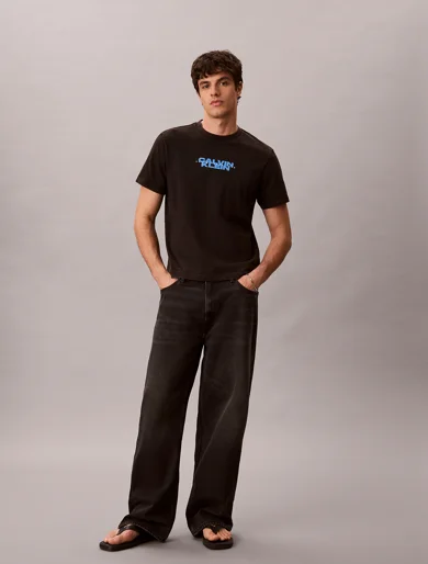 CK JEANS Áo Thun Nam Easy Fit