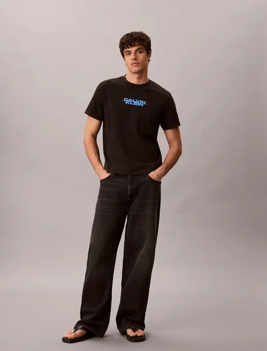 CK JEANS Áo Thun Nam Easy Fit