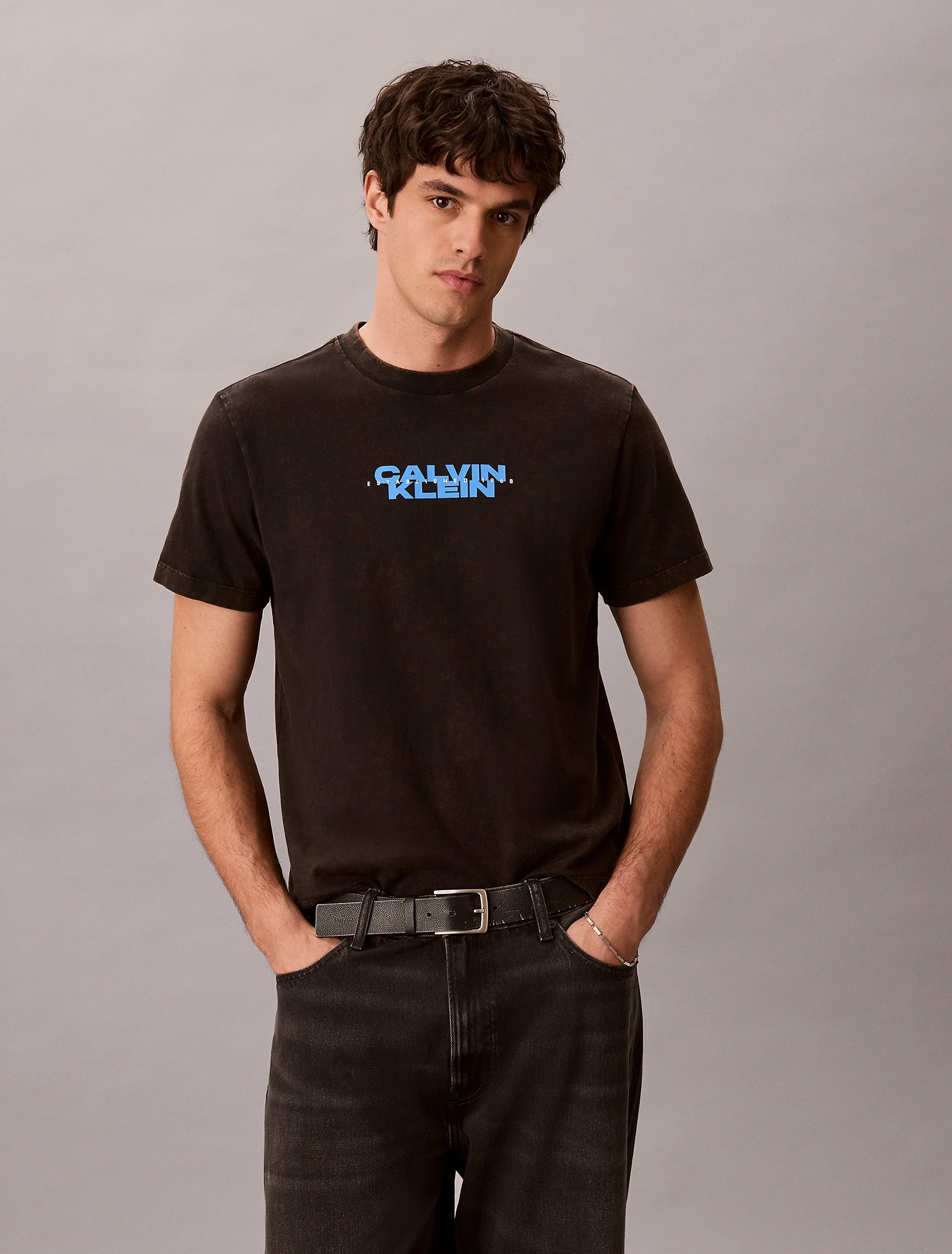 CK JEANS Áo Thun Nam Easy Fit