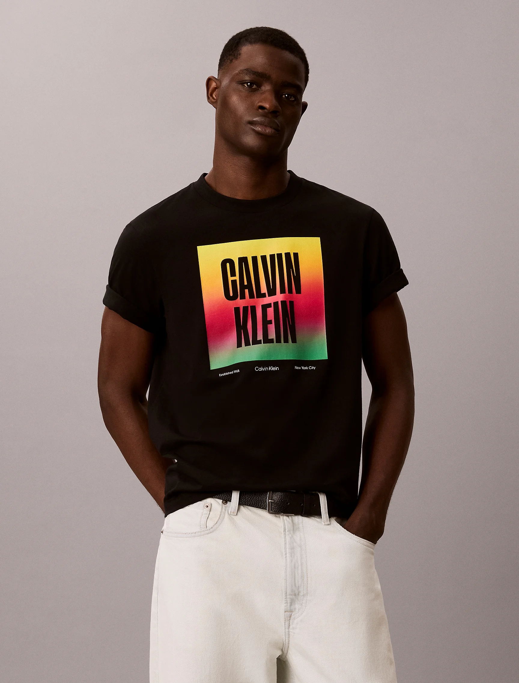 CK JEANS Áo Thun Nam Easy Fit