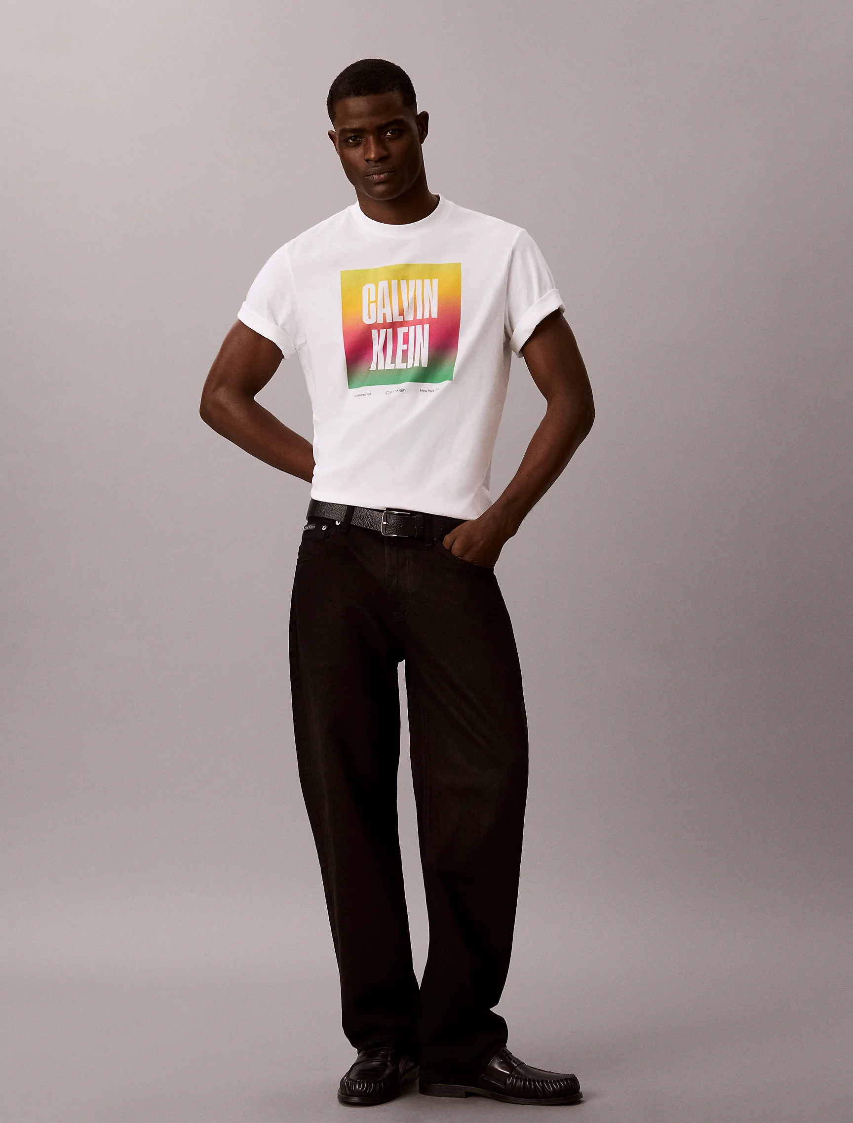 CK JEANS Áo Thun Nam Easy Fit