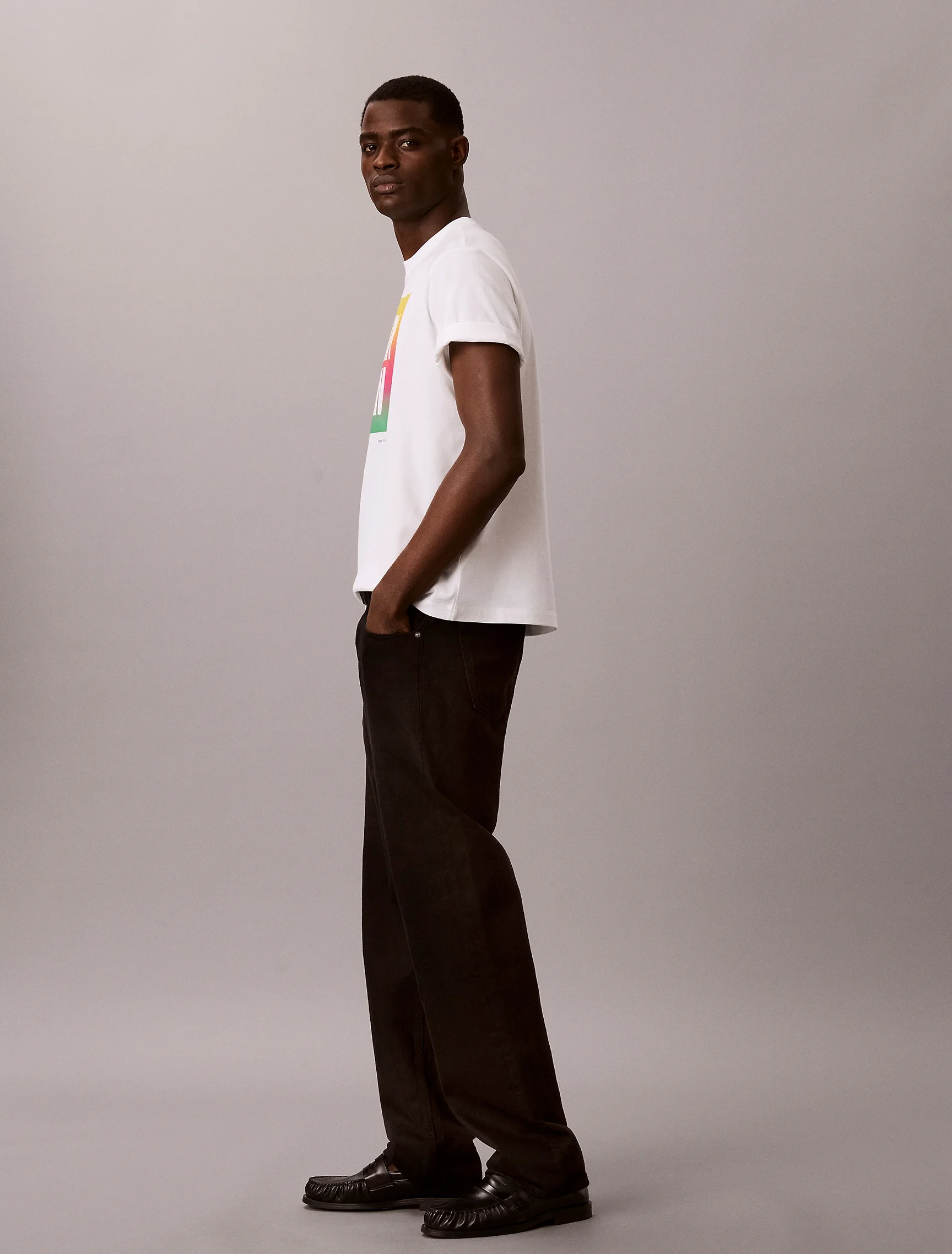 CK JEANS Áo Thun Nam Easy Fit