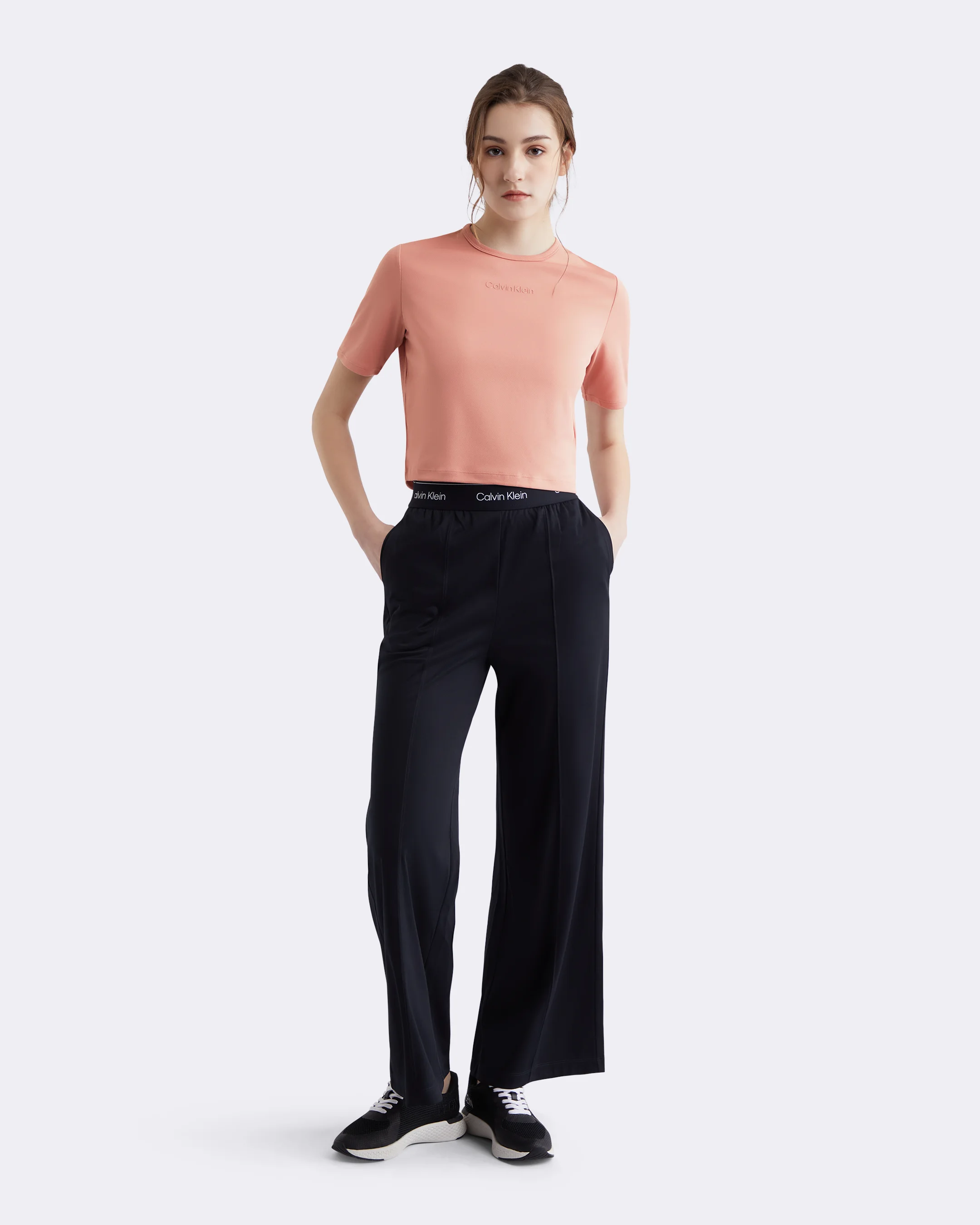 CK SPORT Áo Thun Thể Thao Nữ Relaxed Fit