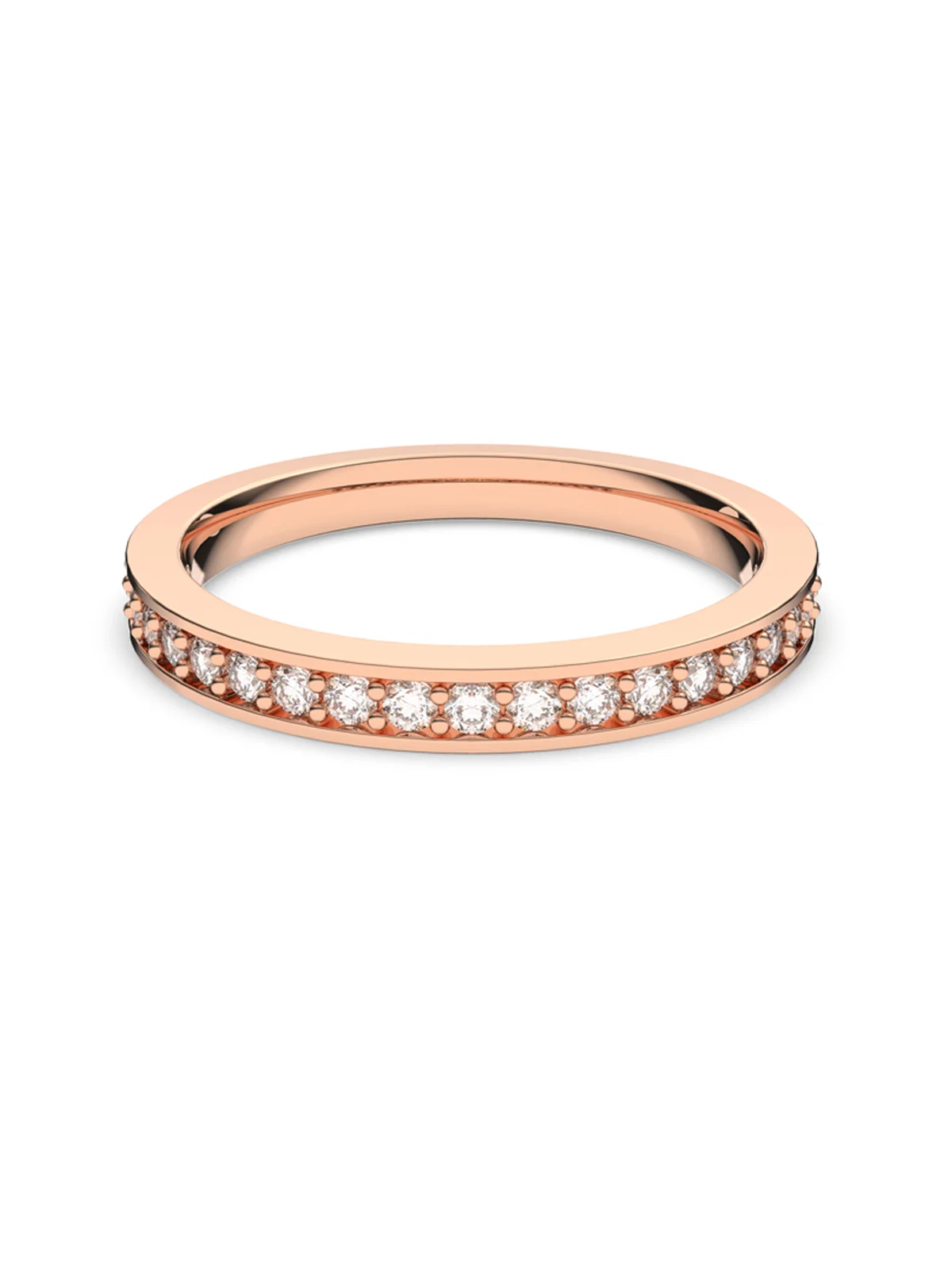 SWAROVSKI Nhẫn Rare, White, Rose Gold-Tone Plated