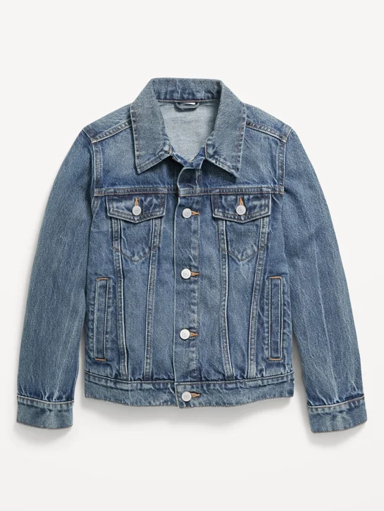 OLD NAVY Áo Khoác Jean Trẻ Em Non-Stretch Jean Trucker Jacket