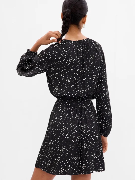 GAP Đầm Vải Nữ - Wrap Mini Dress