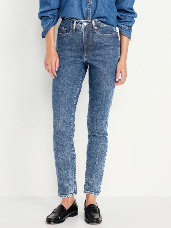 OLD NAVY Quần Jean Ống Đứng Nữ