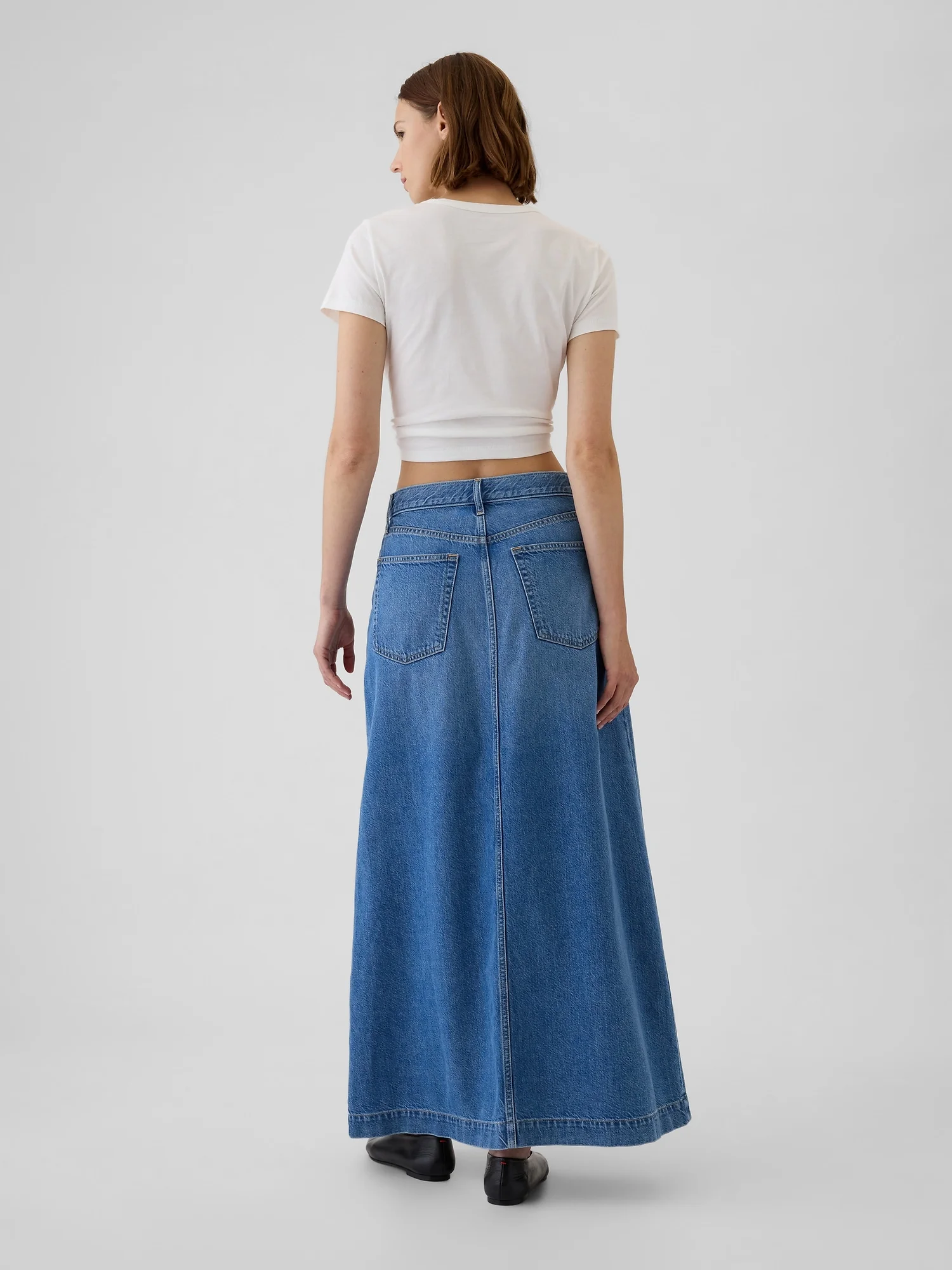 GAP Chân Váy Jeans Nữ - Denim