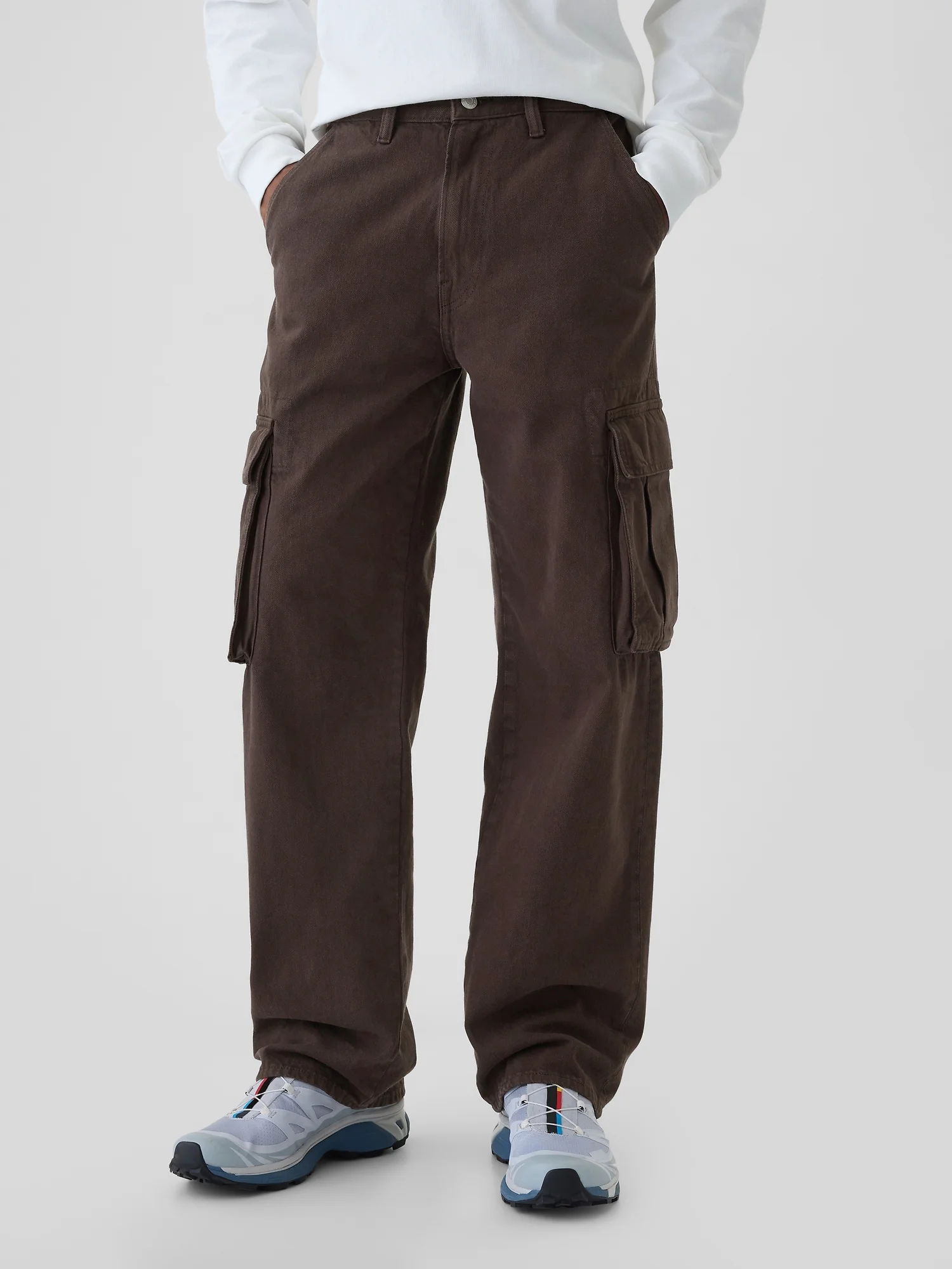 GAP Quần Jeans Nam - '90s Loose Cargo Jeans