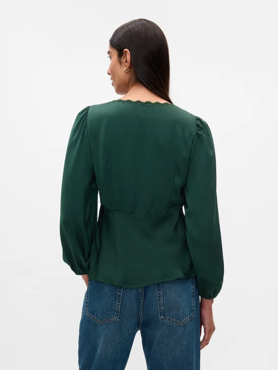 GAP Áo Sơ Mi Tay Dài Nữ